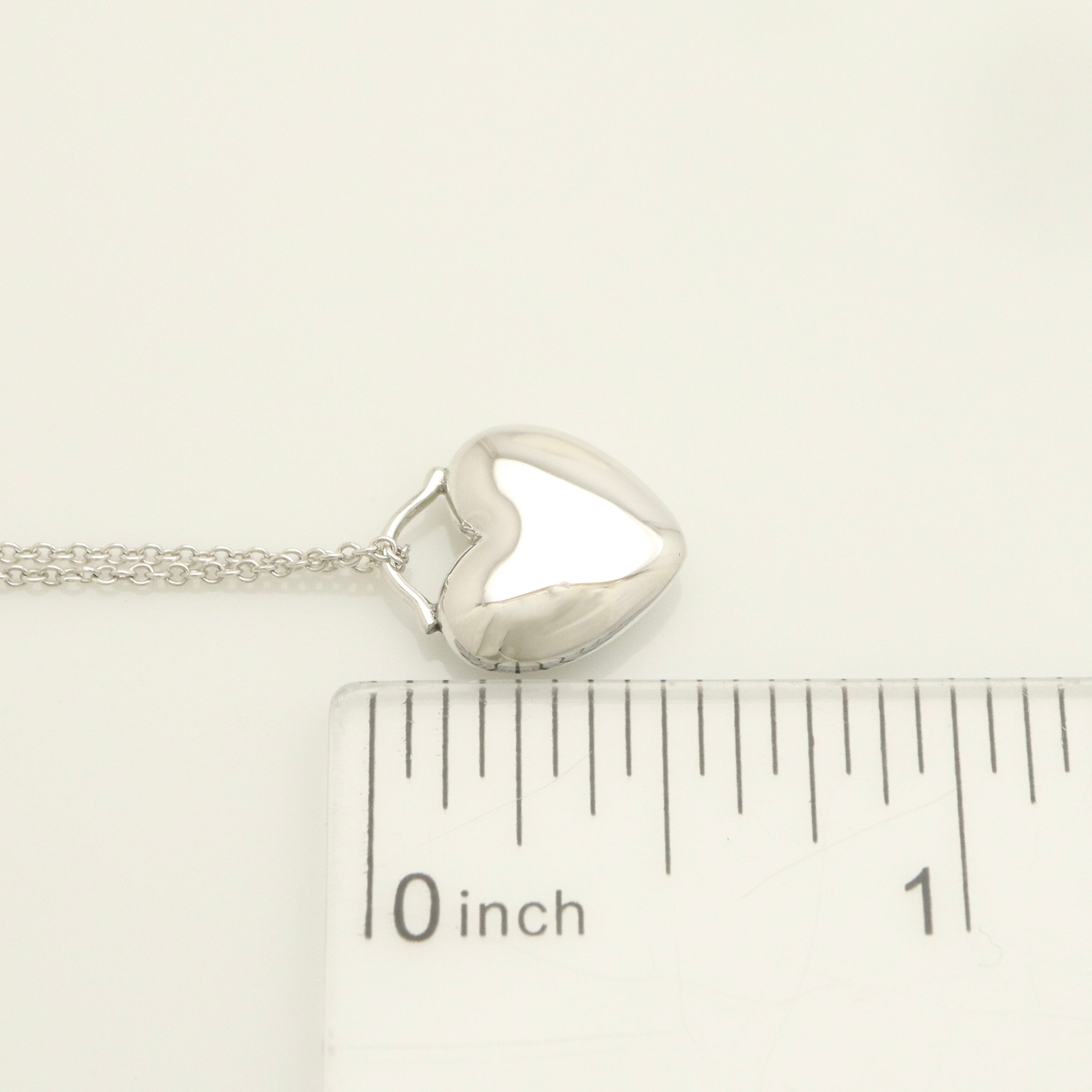 TIFFANY&Co. ドロップ ハート ネックレス AG925