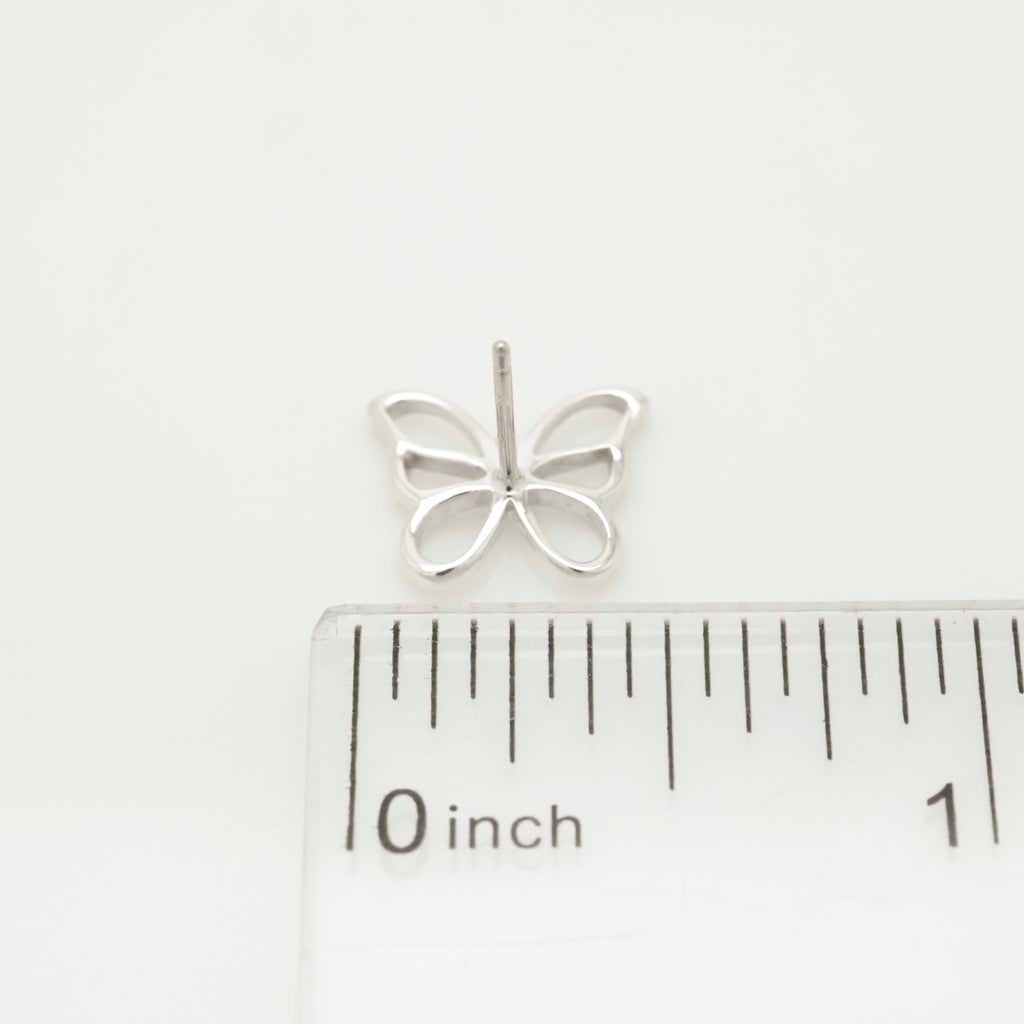 Tiffany & Co. Large Butterfly Earring Sterling Silver 925