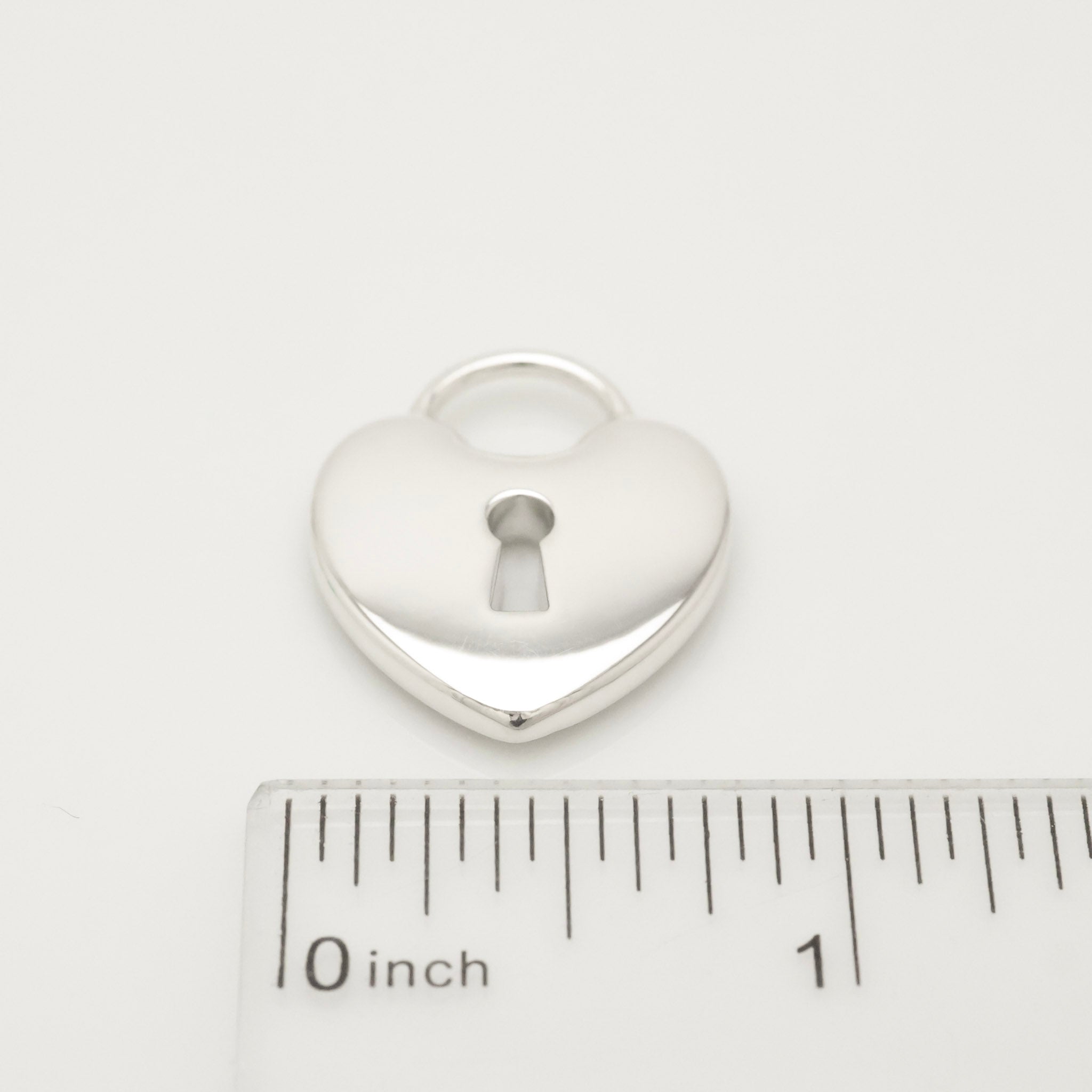 TIFFANY&Co. ラージ ハート ロック チャーム AG925