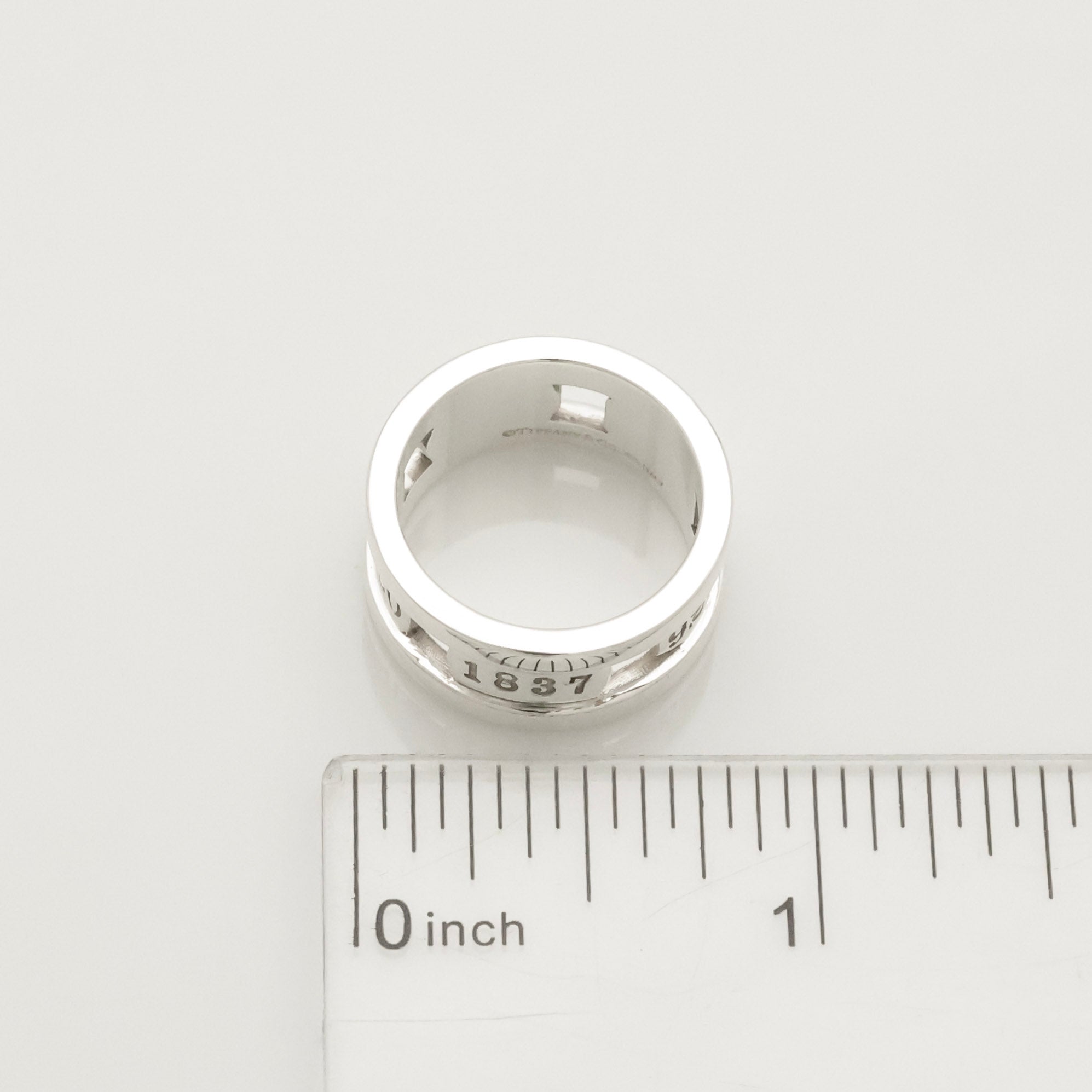 TIFFANY&Co. 1837 エレメント ワイド リング 11.5 号 AG925