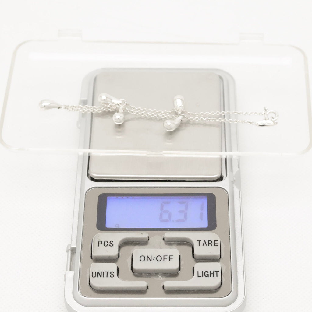 Tiffany & Co. Peretti Five 5 Teardrop Bracelet Sterling Silver 925