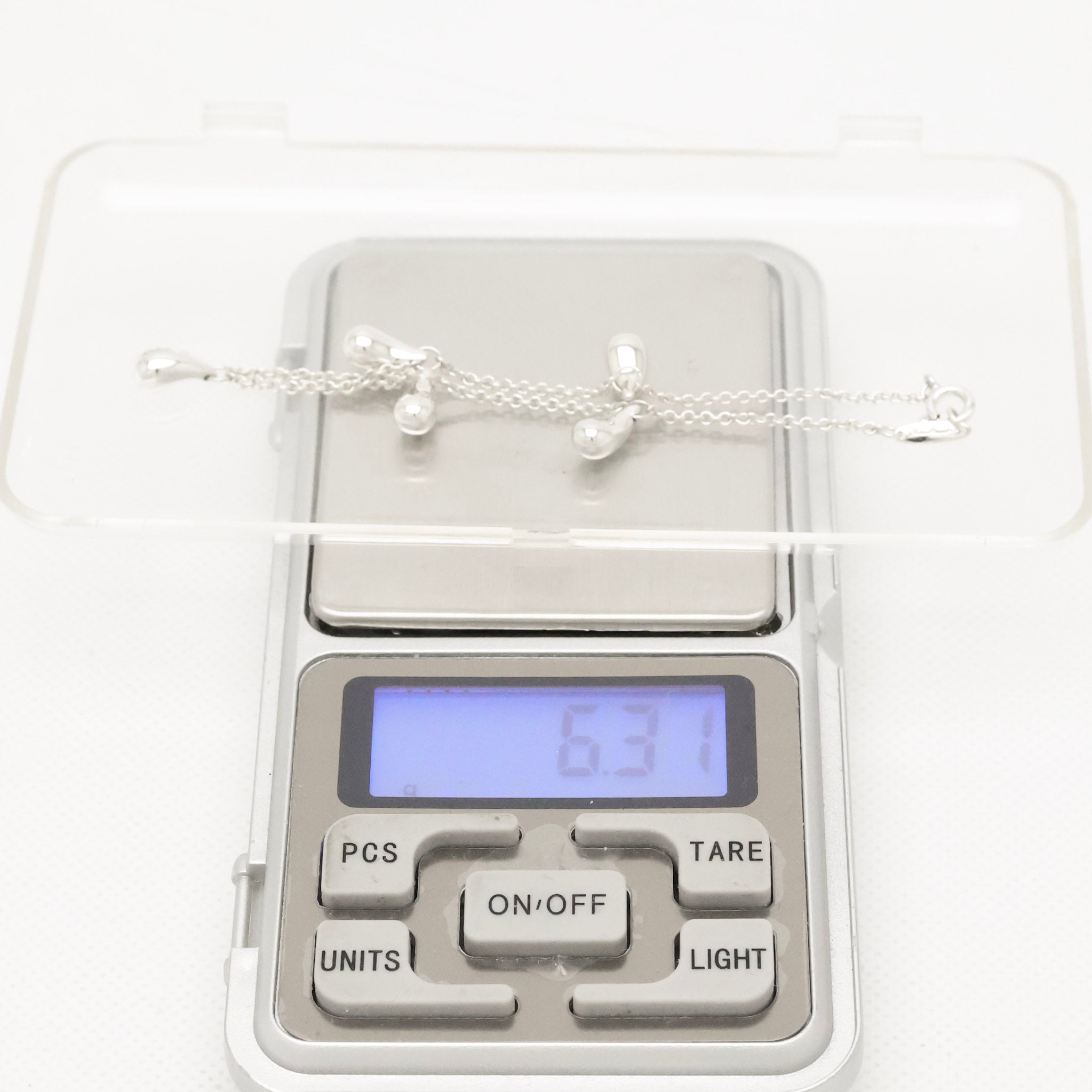 Tiffany & Co. Peretti Five 5 Teardrop Bracelet Sterling Silver 925