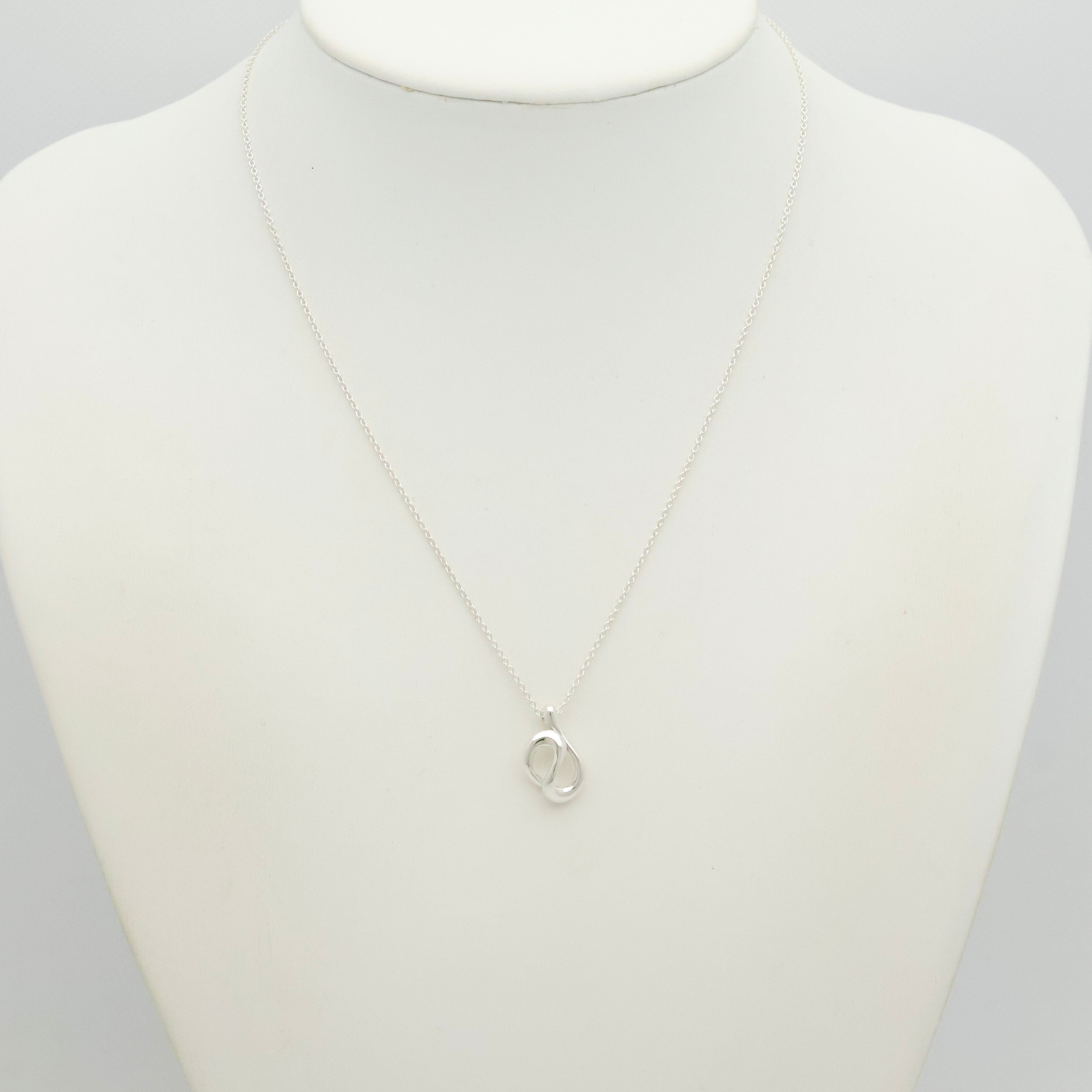 TIFFANY&Co. オープン ウェーブ エルサペレッティ ネックレス AG925