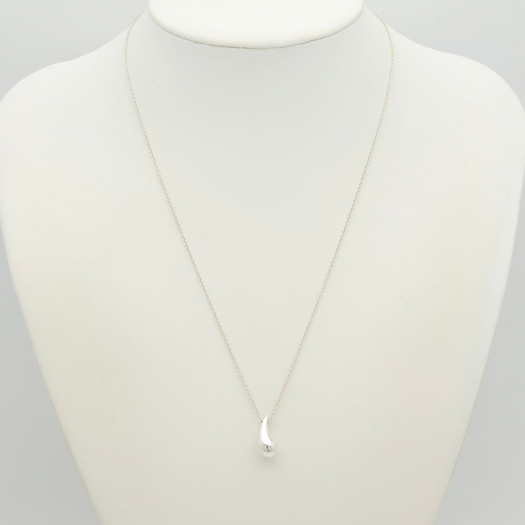 Tiffany & Co. Peretti Teardrop Necklace Pendant  Sterling Silver 925