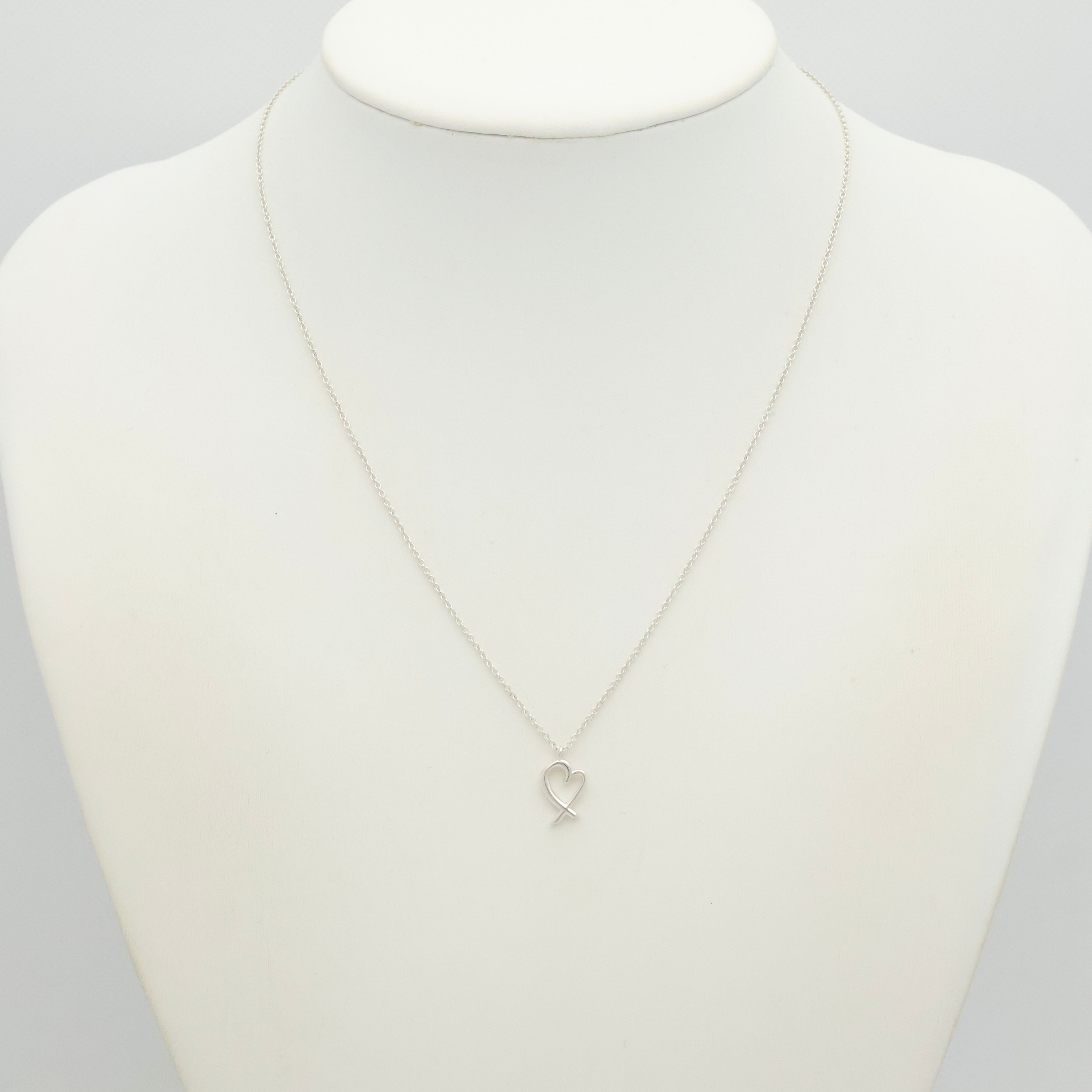 TIFFANY&Co. ミニ ラビングハート パロマピカソ ネックレス AG925