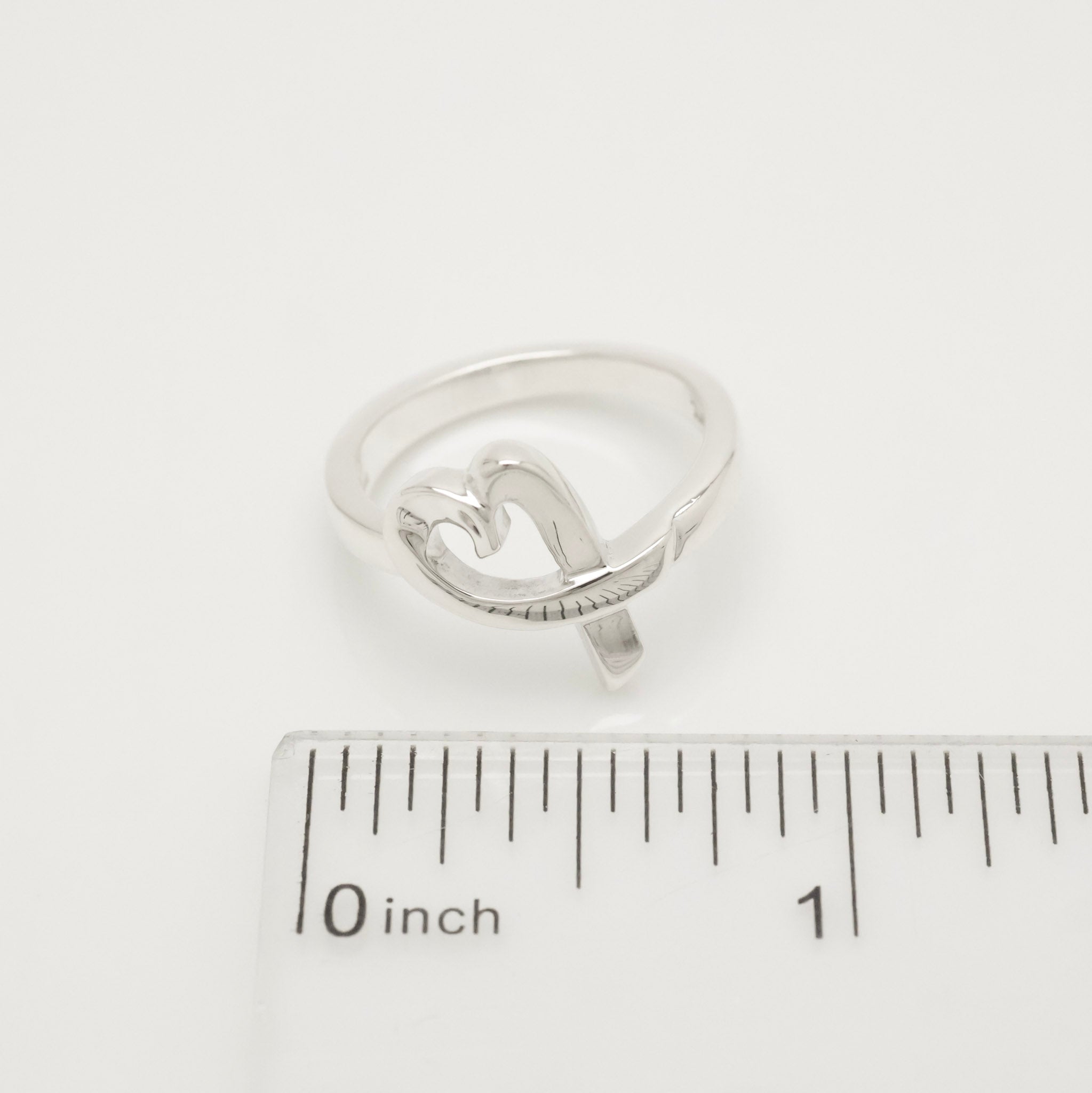  Tiffany & Co. Picasso Loving Heart Ring  Sterling Silver 925