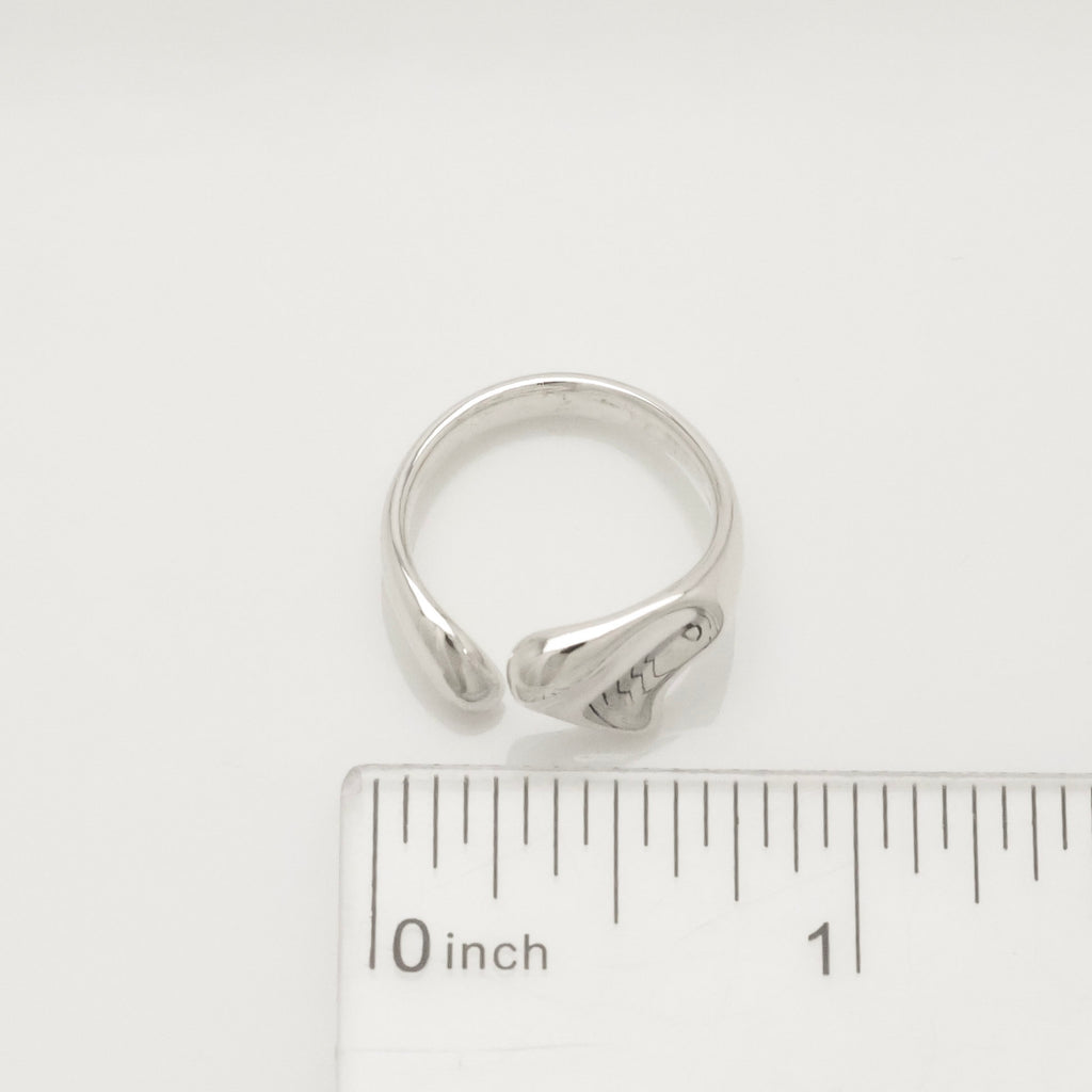 Tiffany & Co. Peretti Full Heart Ring  Sterling Silver 925