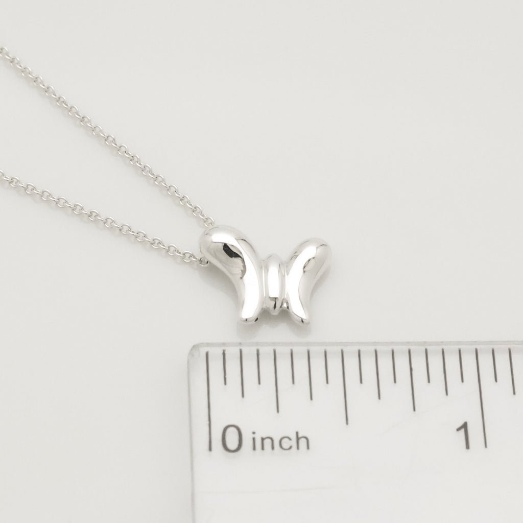 TIFFANY&Co. ミニ バタフライ 蝶 ネックレス AG925