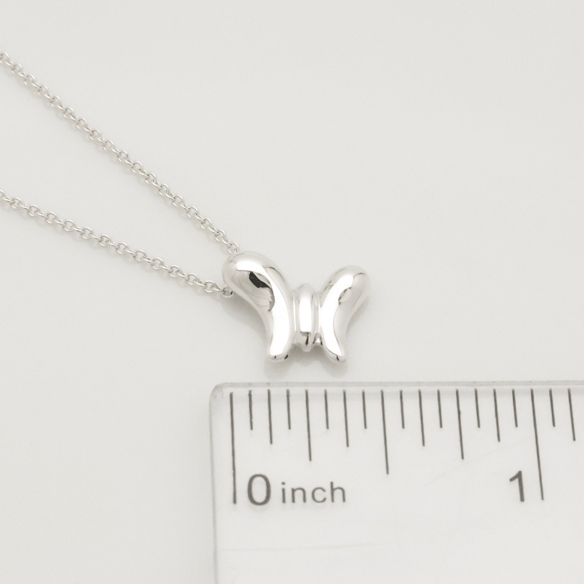 TIFFANY&Co. ミニ バタフライ 蝶 ネックレス AG925