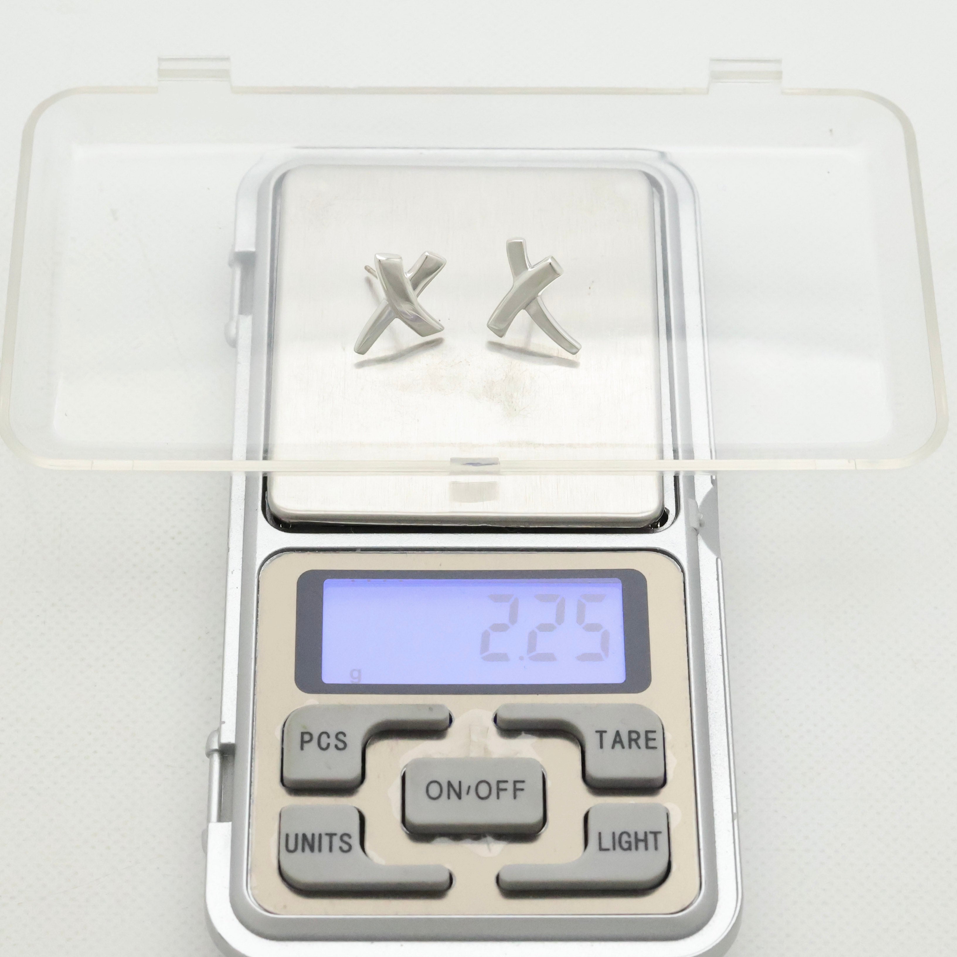 TIFFANY&Co. キス クロス パロマピカソ スタッド ピアス AG925