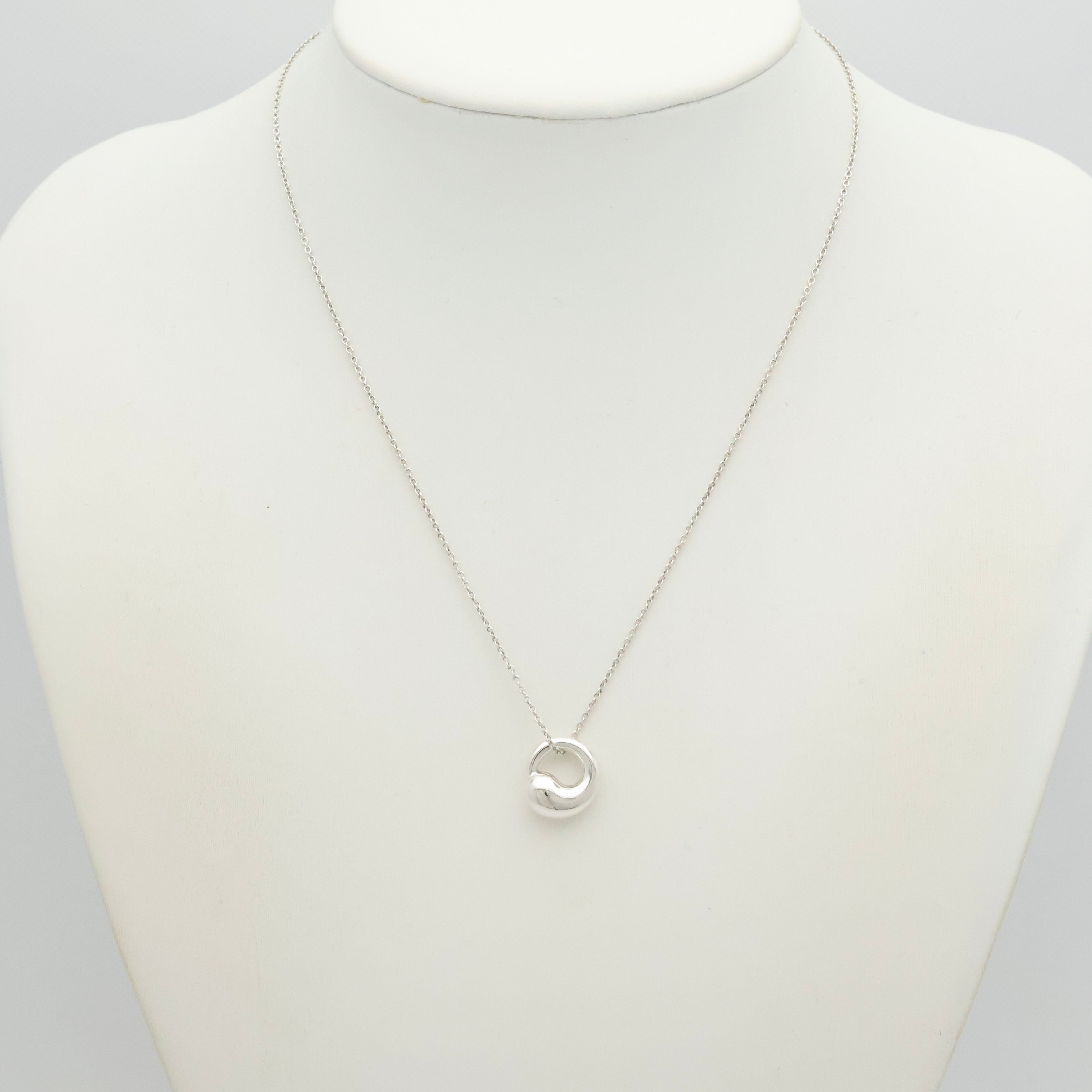 TIFFANY&Co. エターナル サークル エルサペレッティ ネックレス  AG925