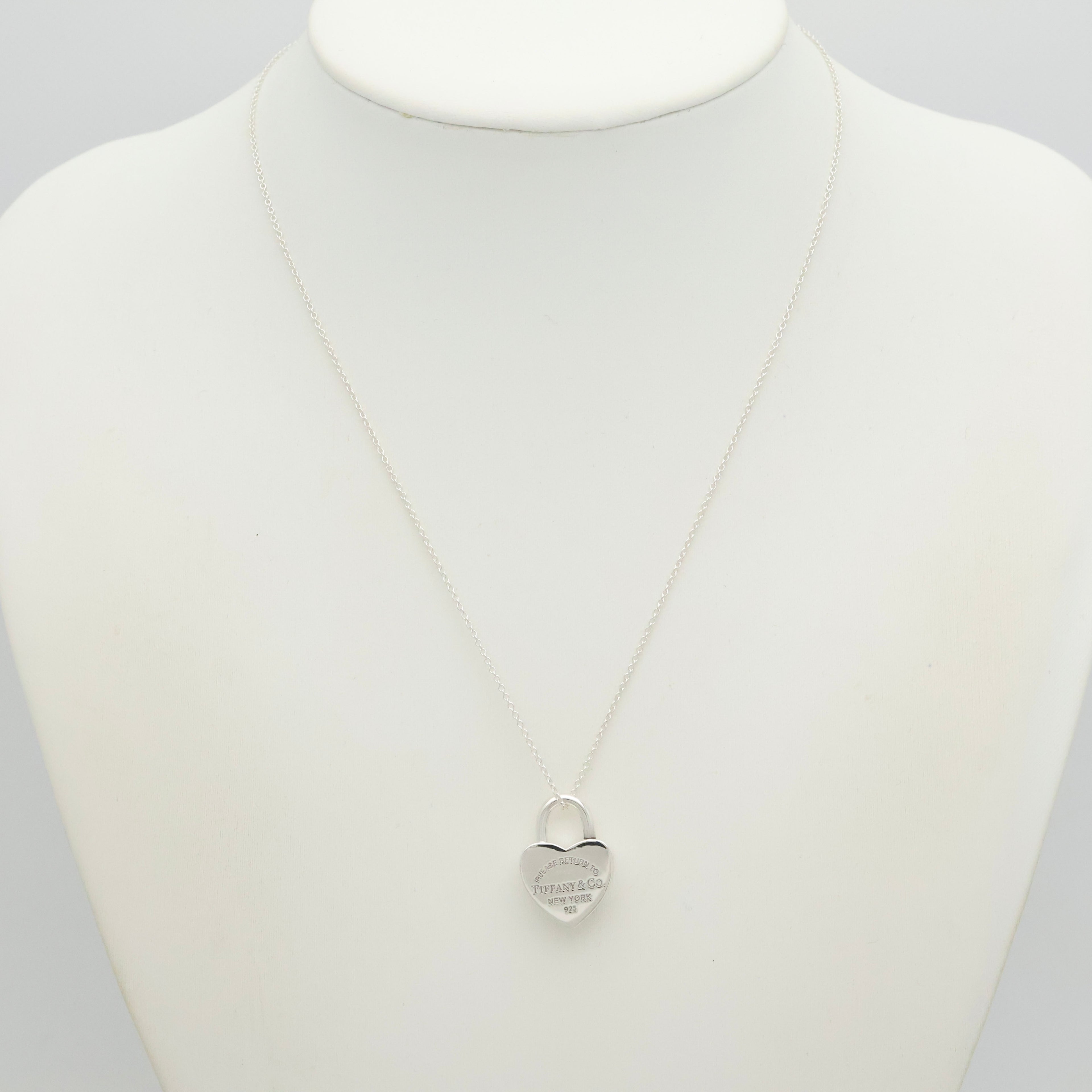 TIFFANY&Co. リターントゥ ティファニー ハート ロック ネックレス AG925