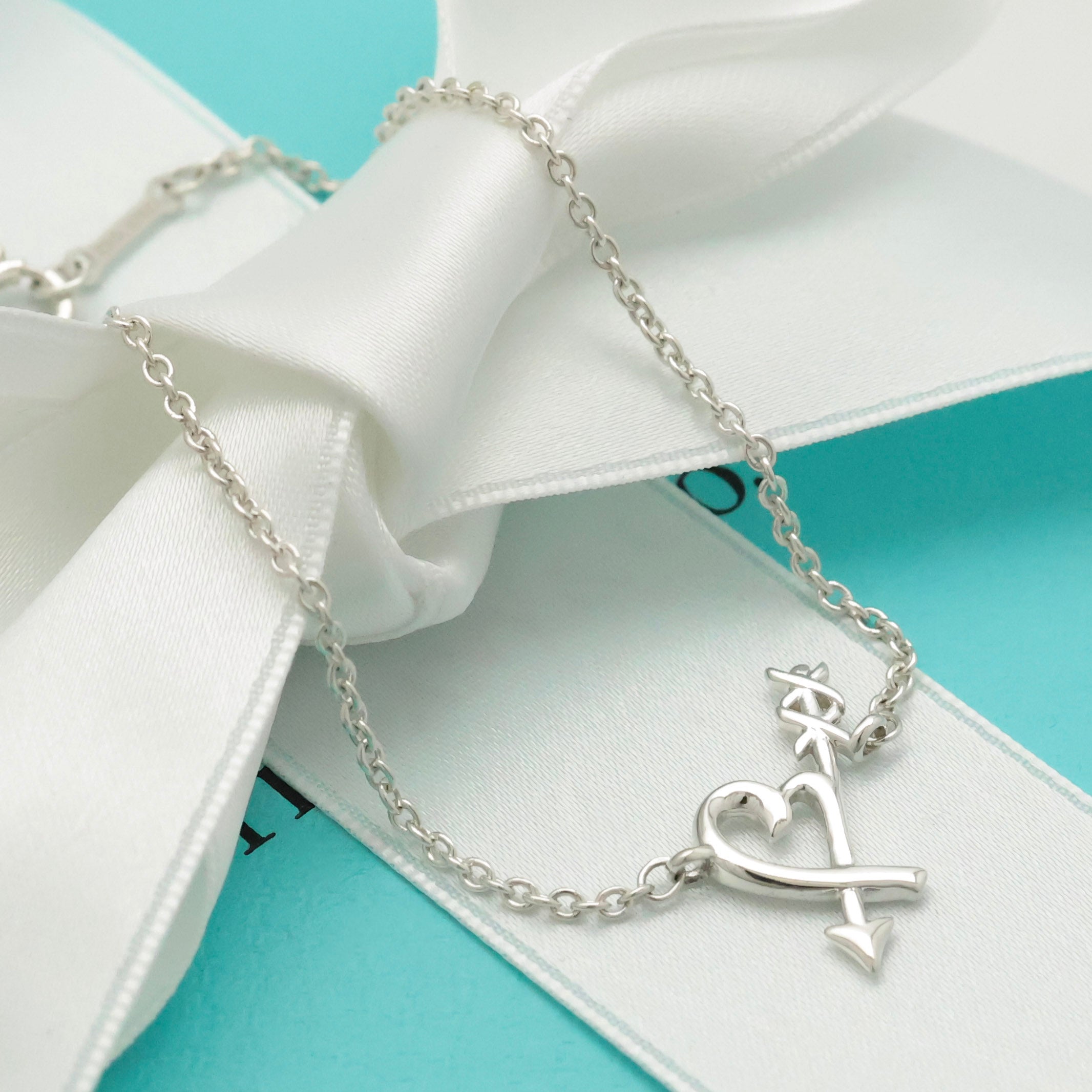 TIFFANY&Co. ラビング ハート アロー パロマピカソ ブレスレット AG925