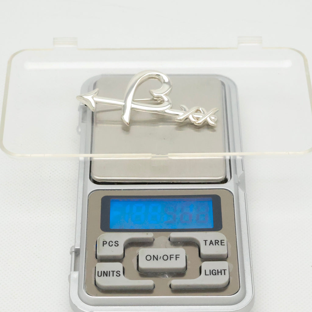 Tiffany & Co. Picasso Loving Heart Arrow Pin Brooch Sterling Silver 925