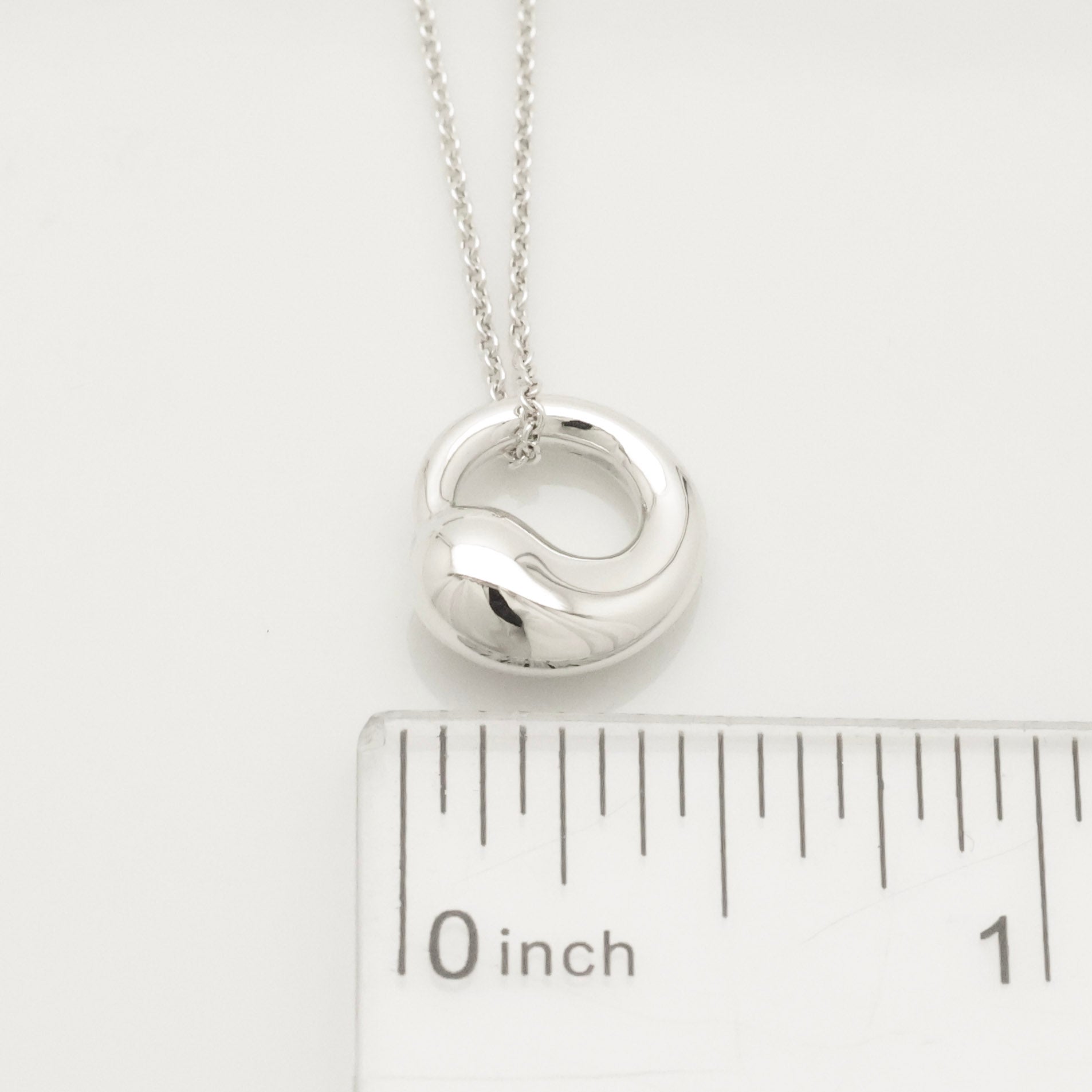 TIFFANY&Co. エターナル サークル エルサペレッティ ネックレス AG925