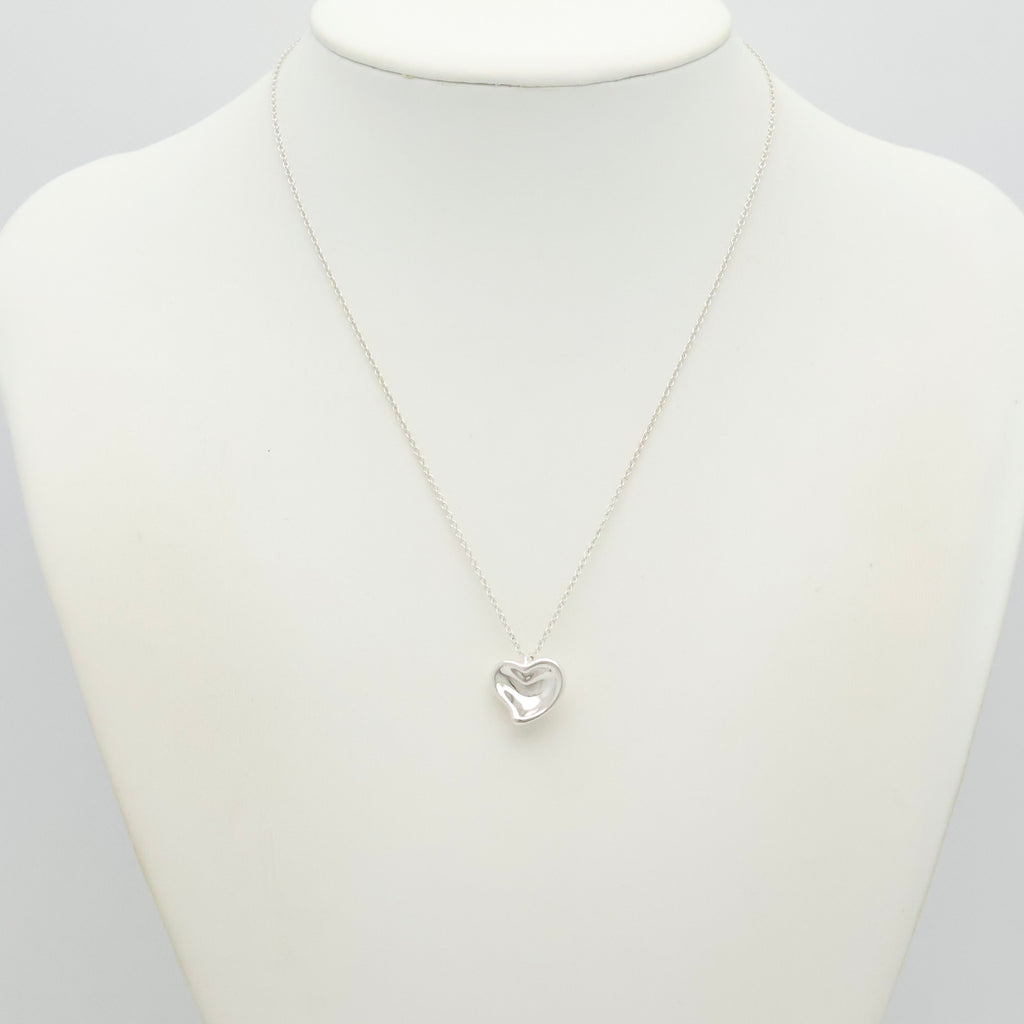TIFFANY&Co. カーブド ハート エルサペレッティ ネックレス AG925