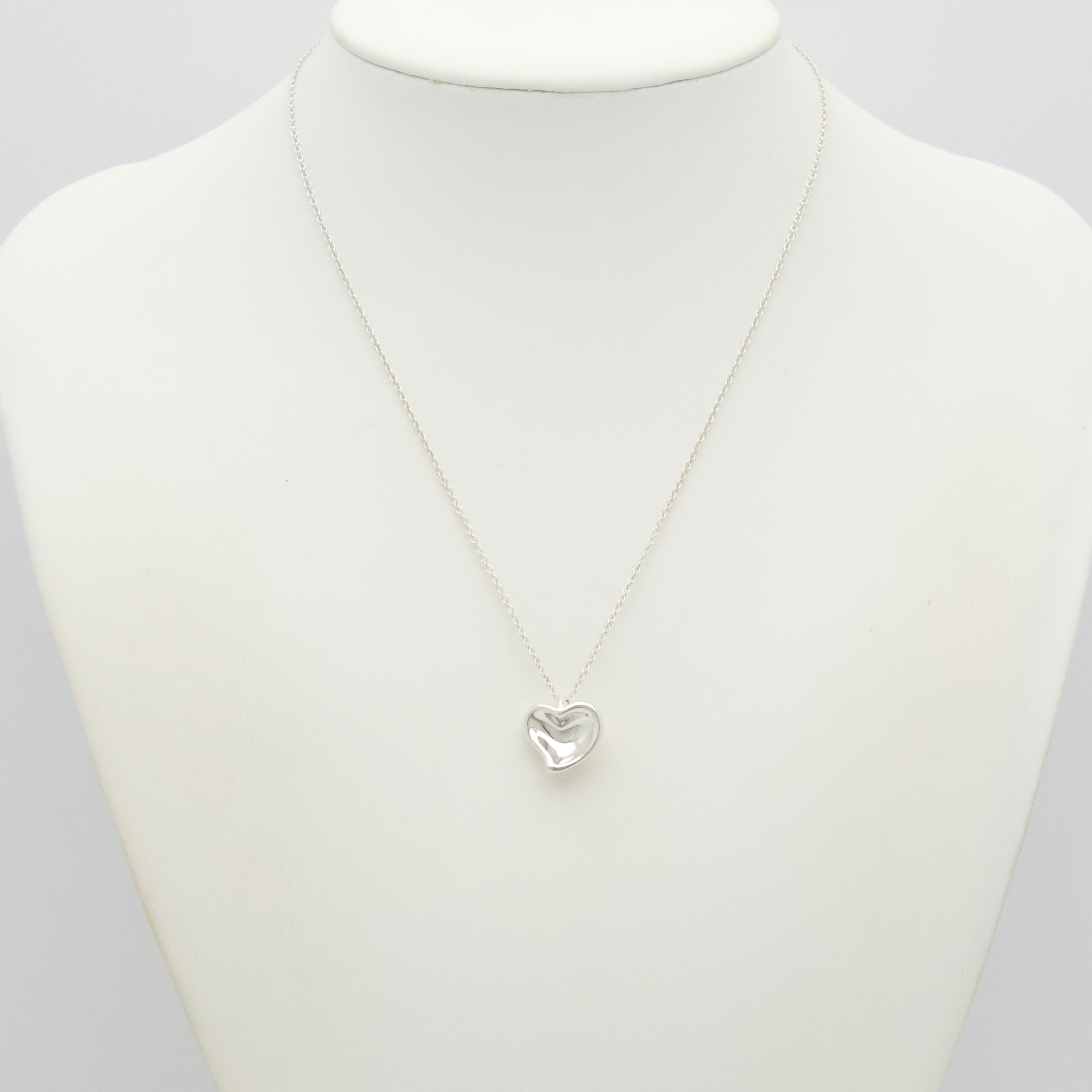 TIFFANY&Co. カーブド ハート エルサペレッティ ネックレス AG925