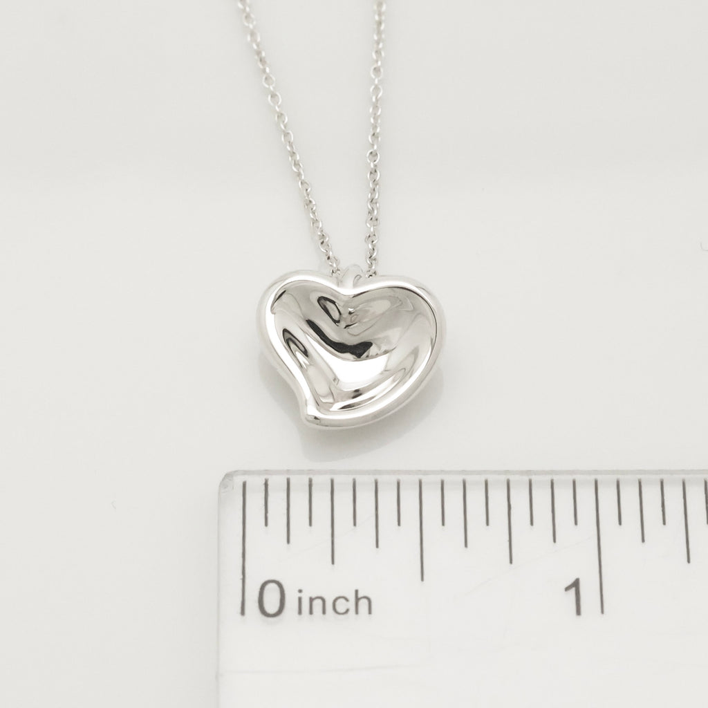 TIFFANY&Co. カーブド ハート エルサペレッティ ネックレス AG925