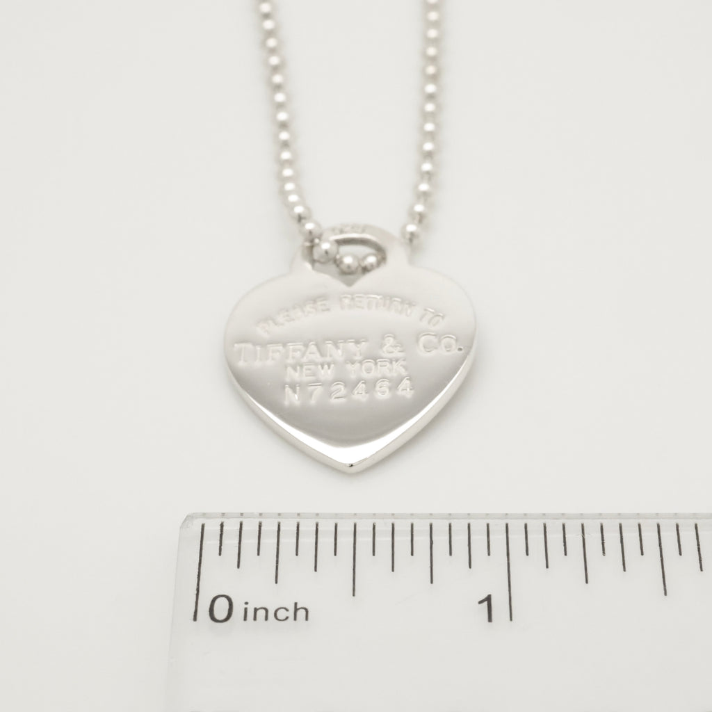 TIFFANY&Co. リターントゥ ティファニー ハート タグ ボール チェーン ネックレス AG925
