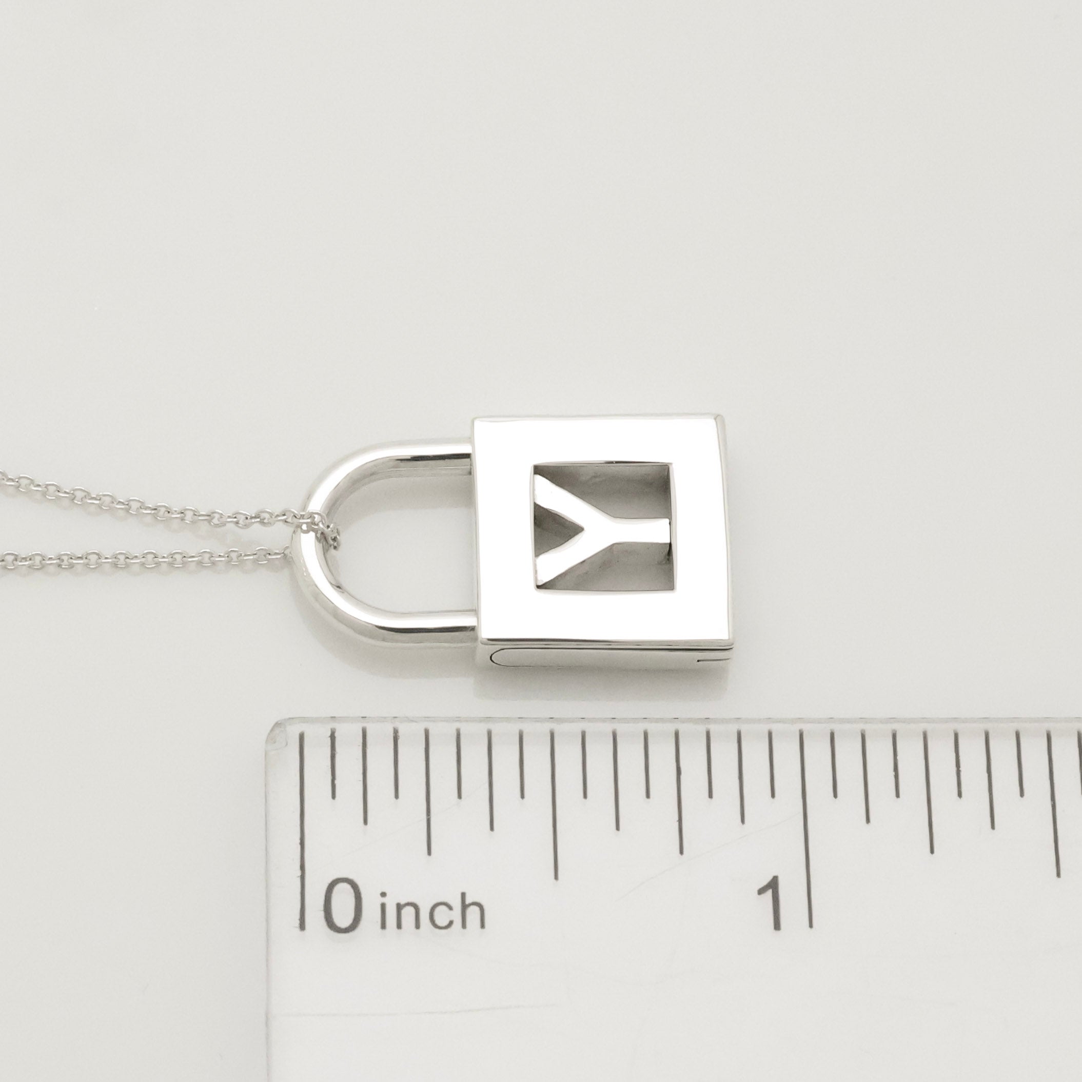 TIFFANY&Co. カデナ ロック アルファベット Y ネックレス AG925