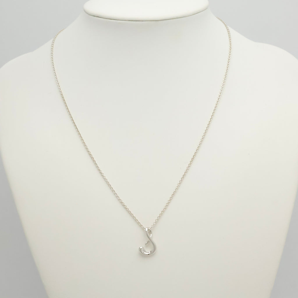 TIFFANY&Co. ノーツ レター S イニシャル  ネックレス AG925