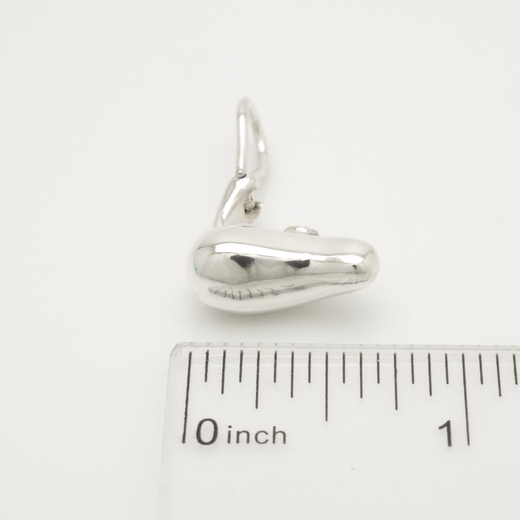 Tiffany & Co. Peretti Large Teardrop Clip-On Earrings Sterling Silver 925