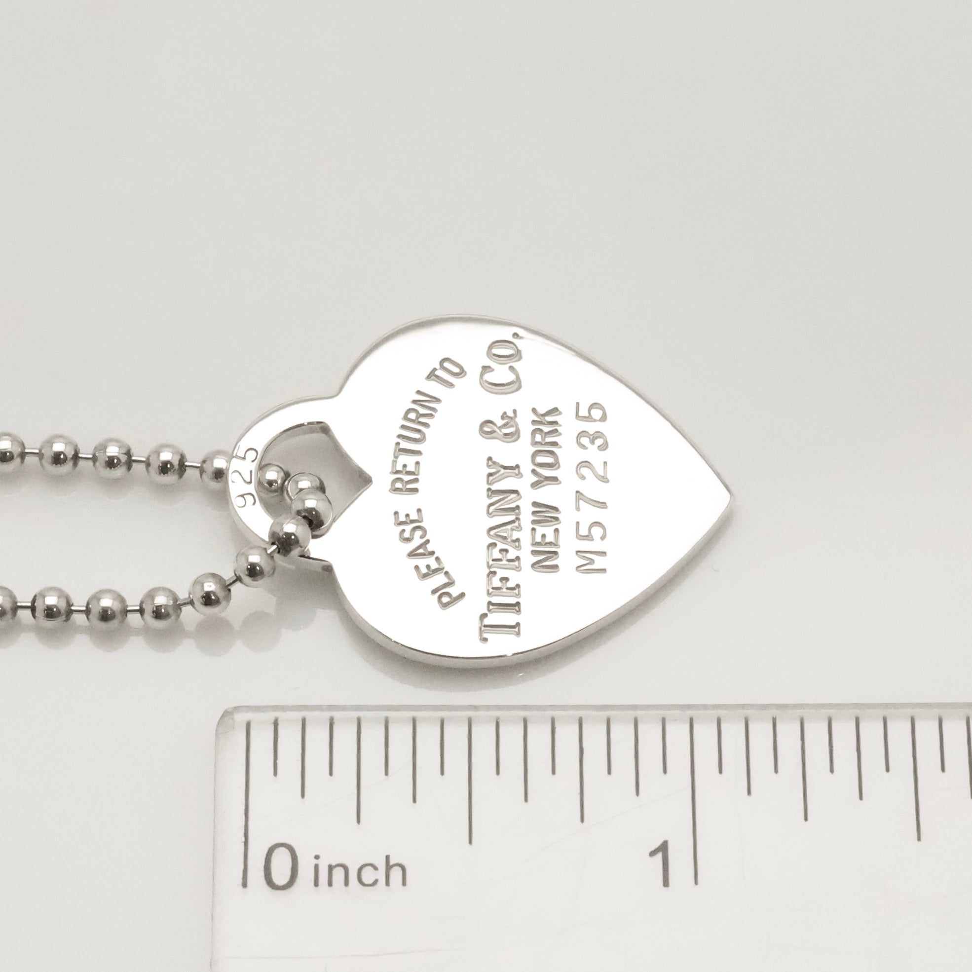 TIFFANY&Co. リターントゥ ティファニー ハート タグ ボール チェーン ネックレス AG925