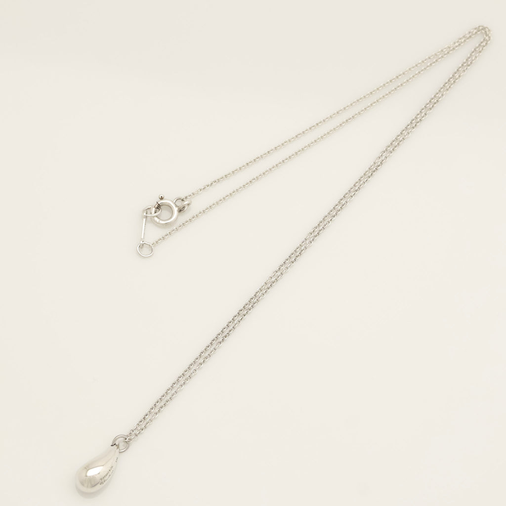Tiffany & Co. Teardrop Necklace Pendant Sterling Silver 925 