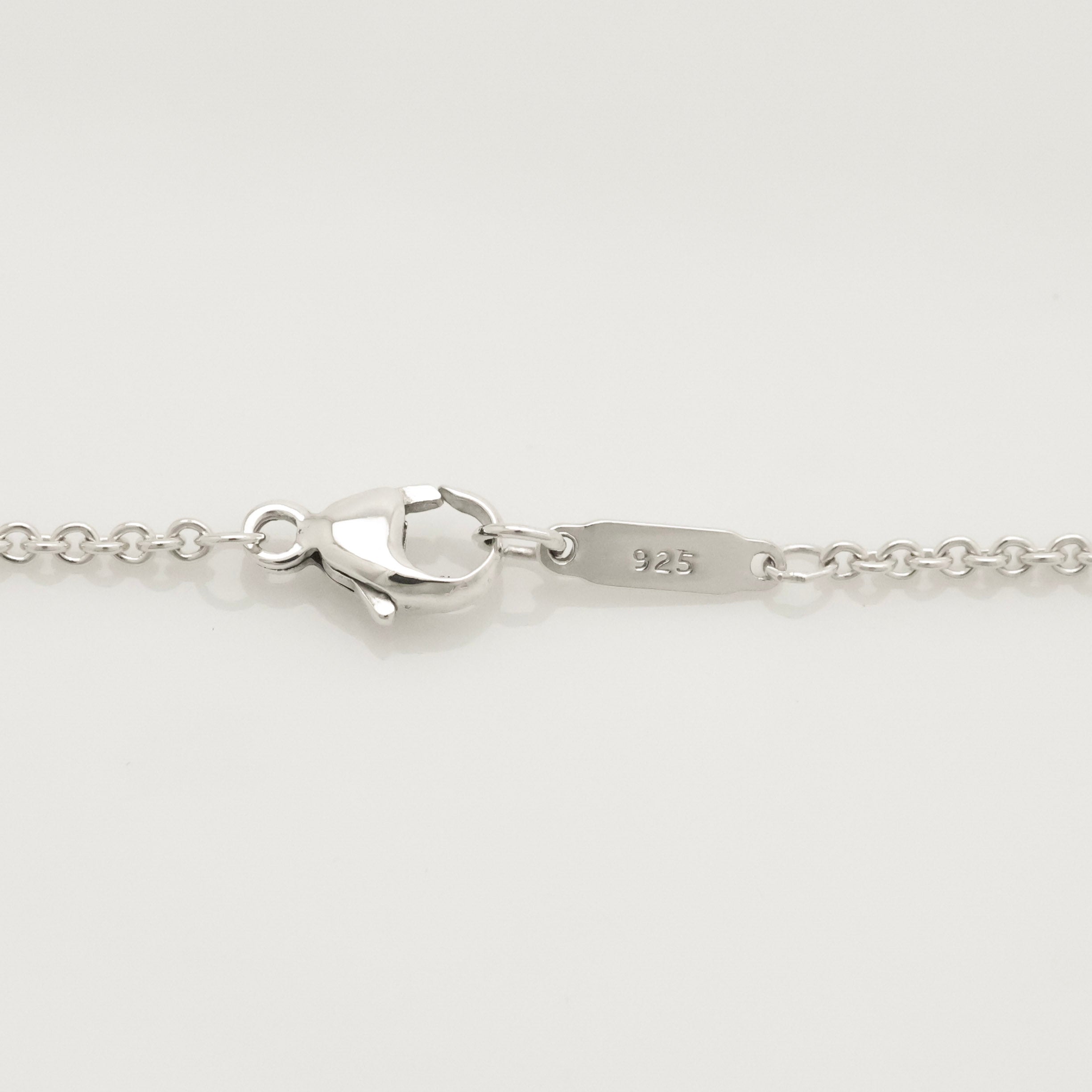 TIFFANY & Co. 1837 Bar Plate Pendant Necklace Chain Sterling Silver 925