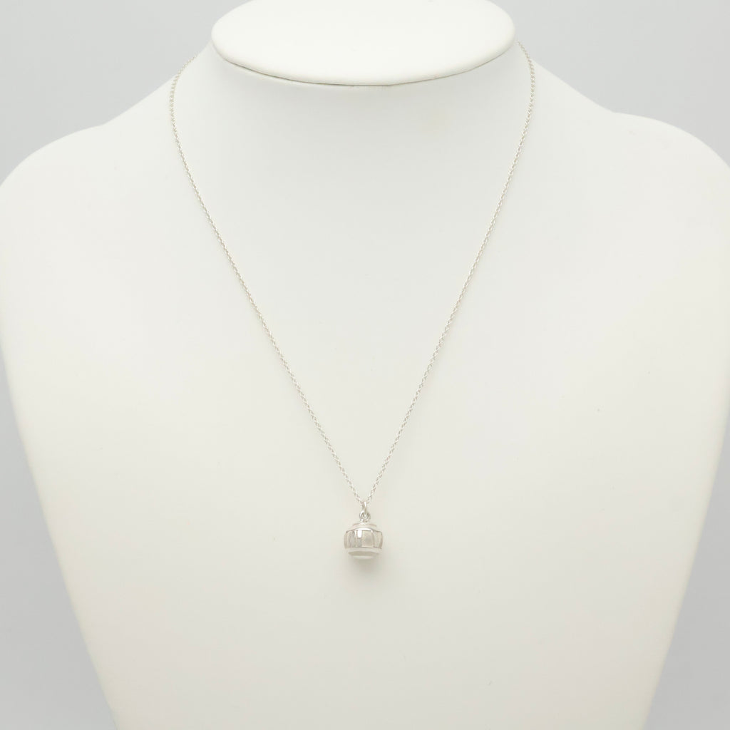 Tiffany & Co. Atlas Sphere Ball Pendant Necklace Pendant Sterling Silver 925 
