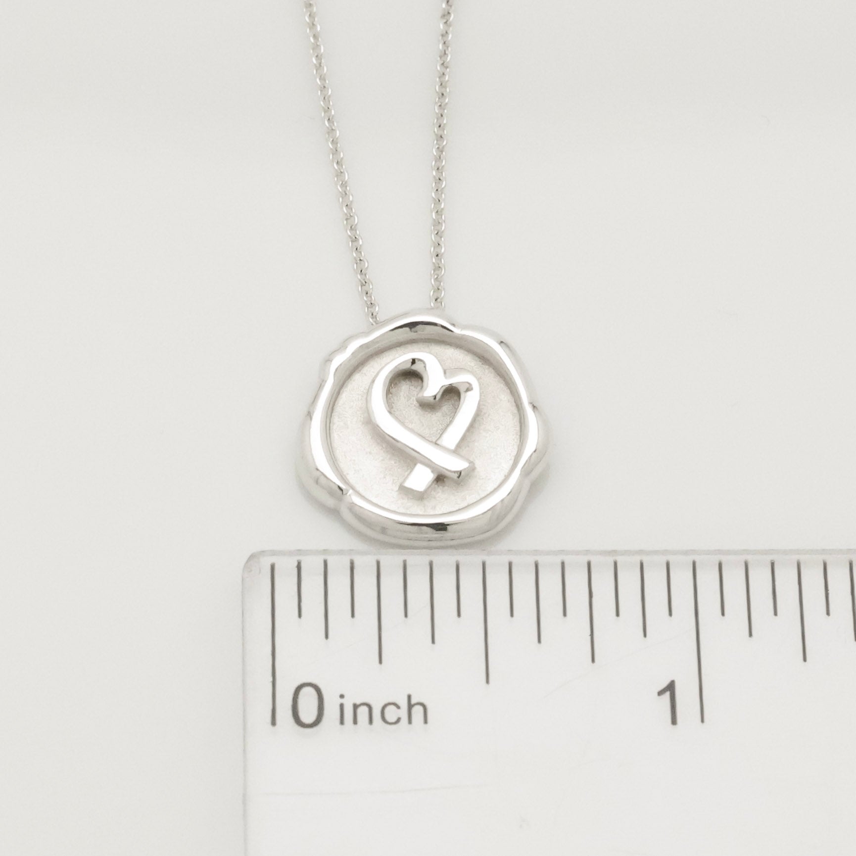 TIFFANY&Co. シーリング スタンプ ラビングハート パロマピカソ ネックレス AG925