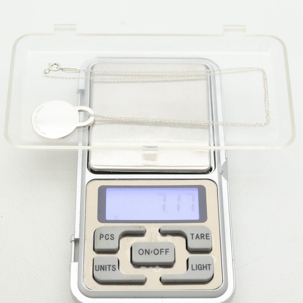 TIFFANY&Co. ラウンド タグ ネックレス AG925