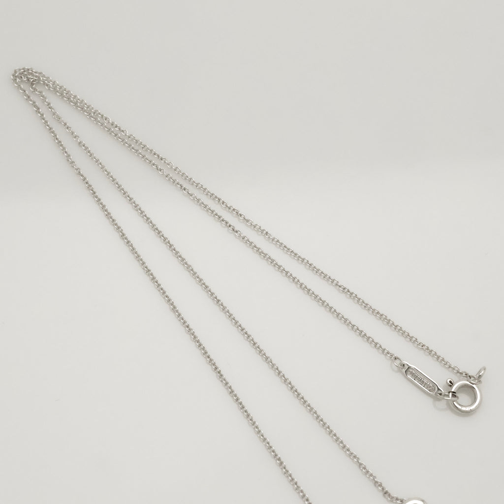 Tiffany & Co. Ribbon Bow Necklace Pendant  Sterling Silver 925 