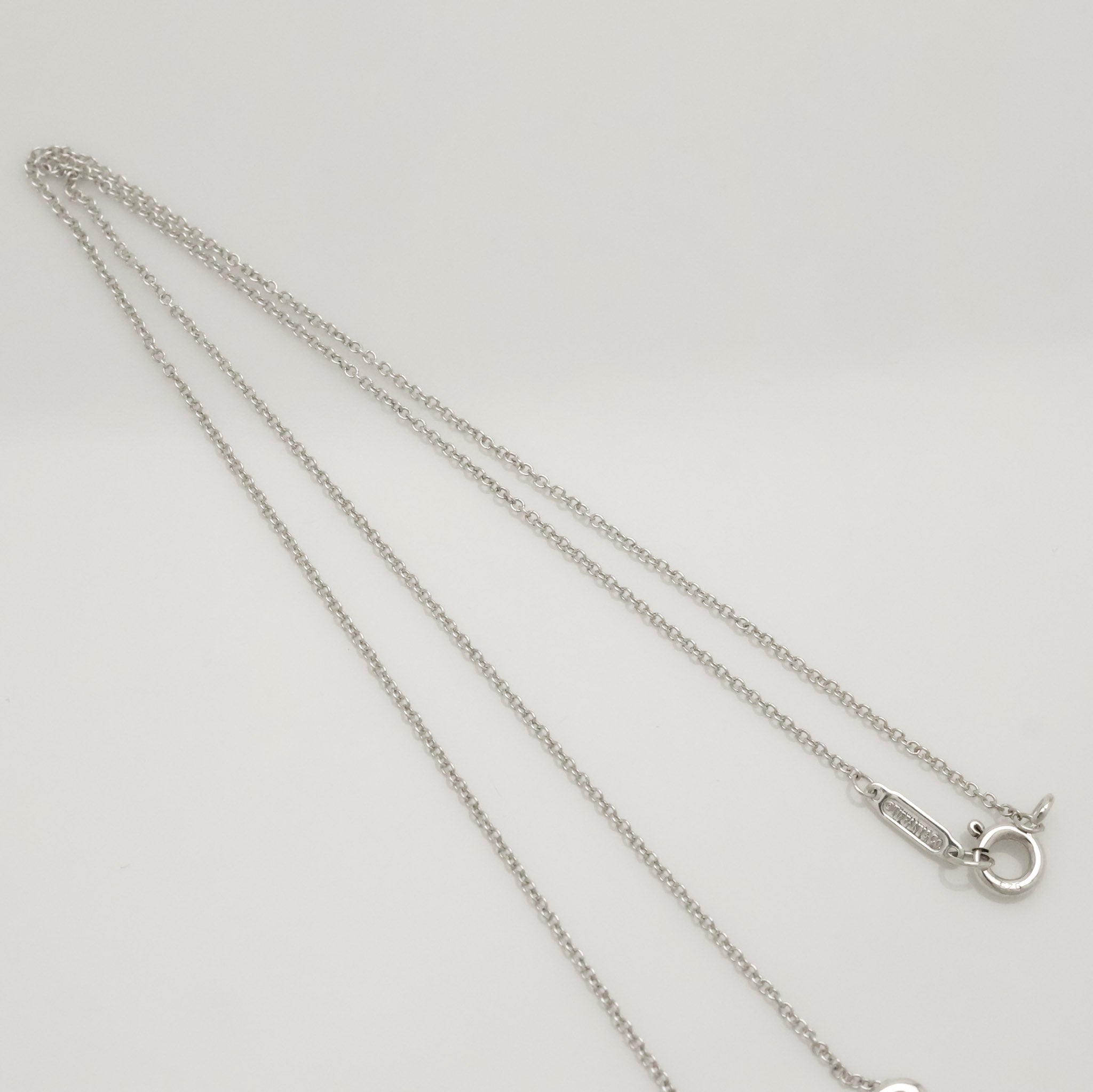 Tiffany & Co. Ribbon Bow Necklace Pendant  Sterling Silver 925 