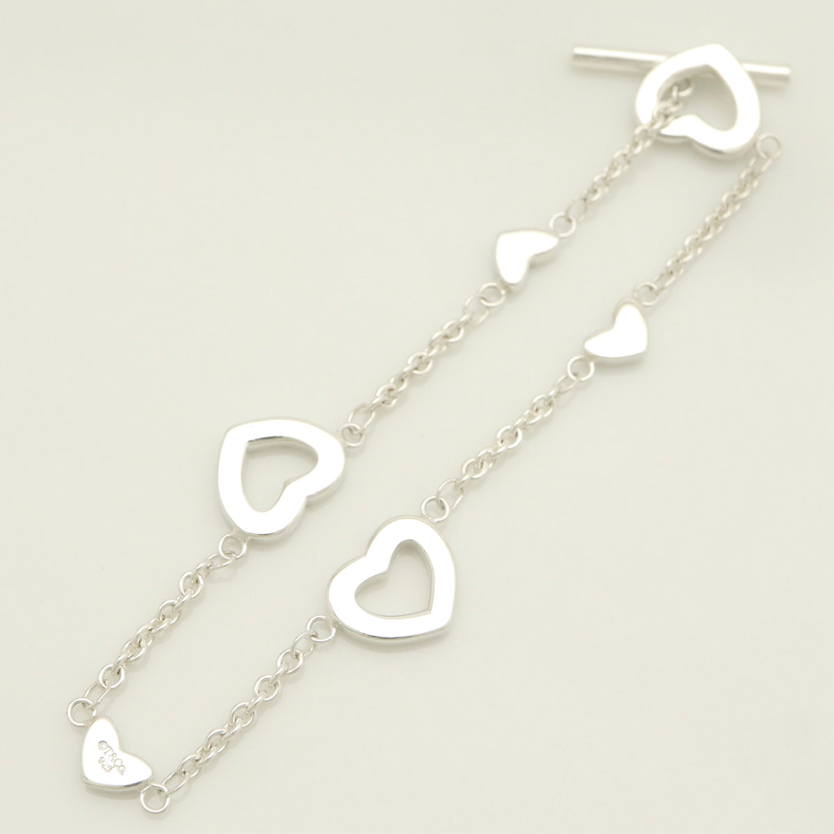 TIFFANY&Co.  ハート リンク ラリアット ブレスレット AG925