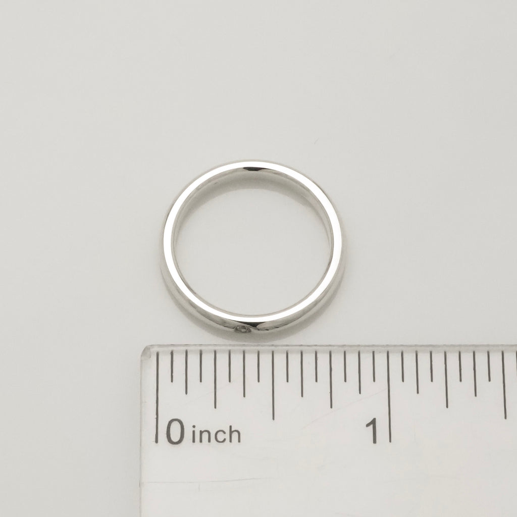 Tiffany & Co. Diamond Stacking Band Ring  Sterling Silver 925 
