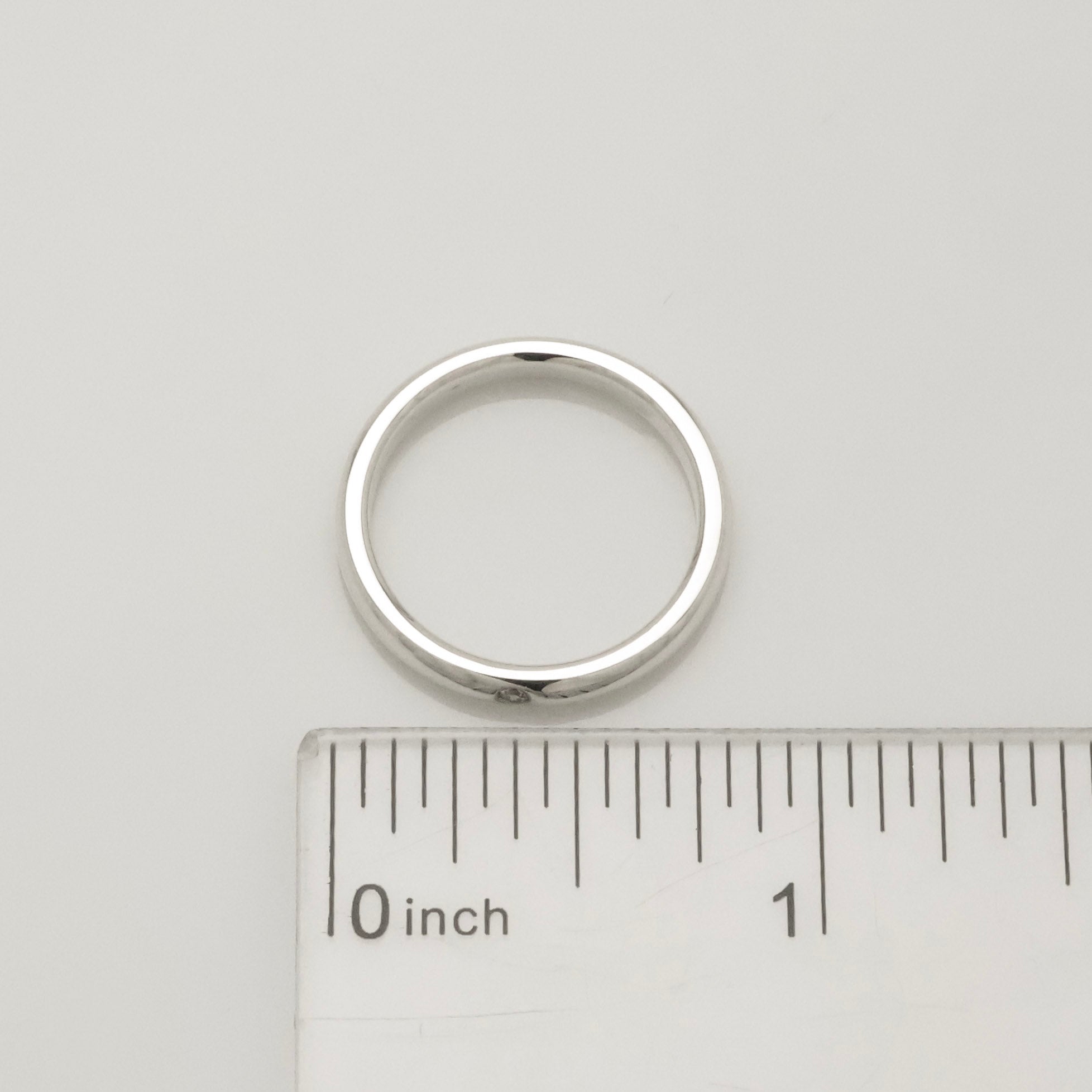 Tiffany & Co. Diamond Stacking Band Ring  Sterling Silver 925 