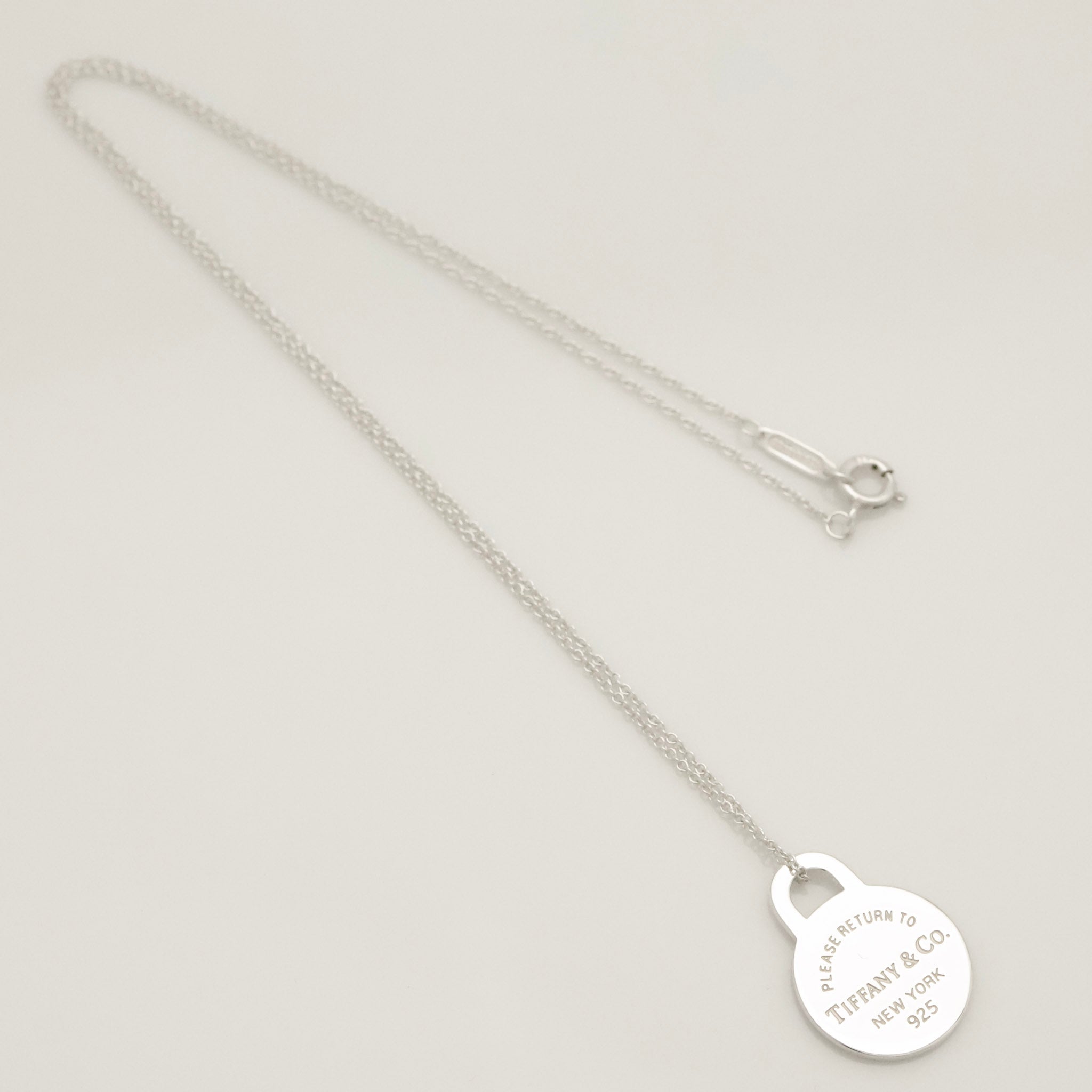 TIFFANY&Co.リターントゥ ティファニー ラウンド ネックレス AG925