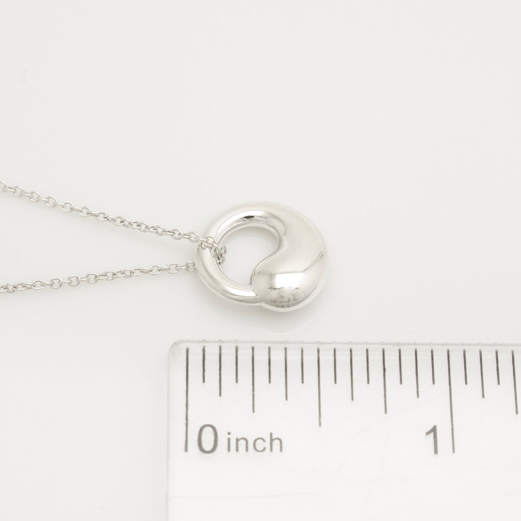 Tiffany & Co. MEDIUM Eternal Circle Necklace Sterling Silver 925 