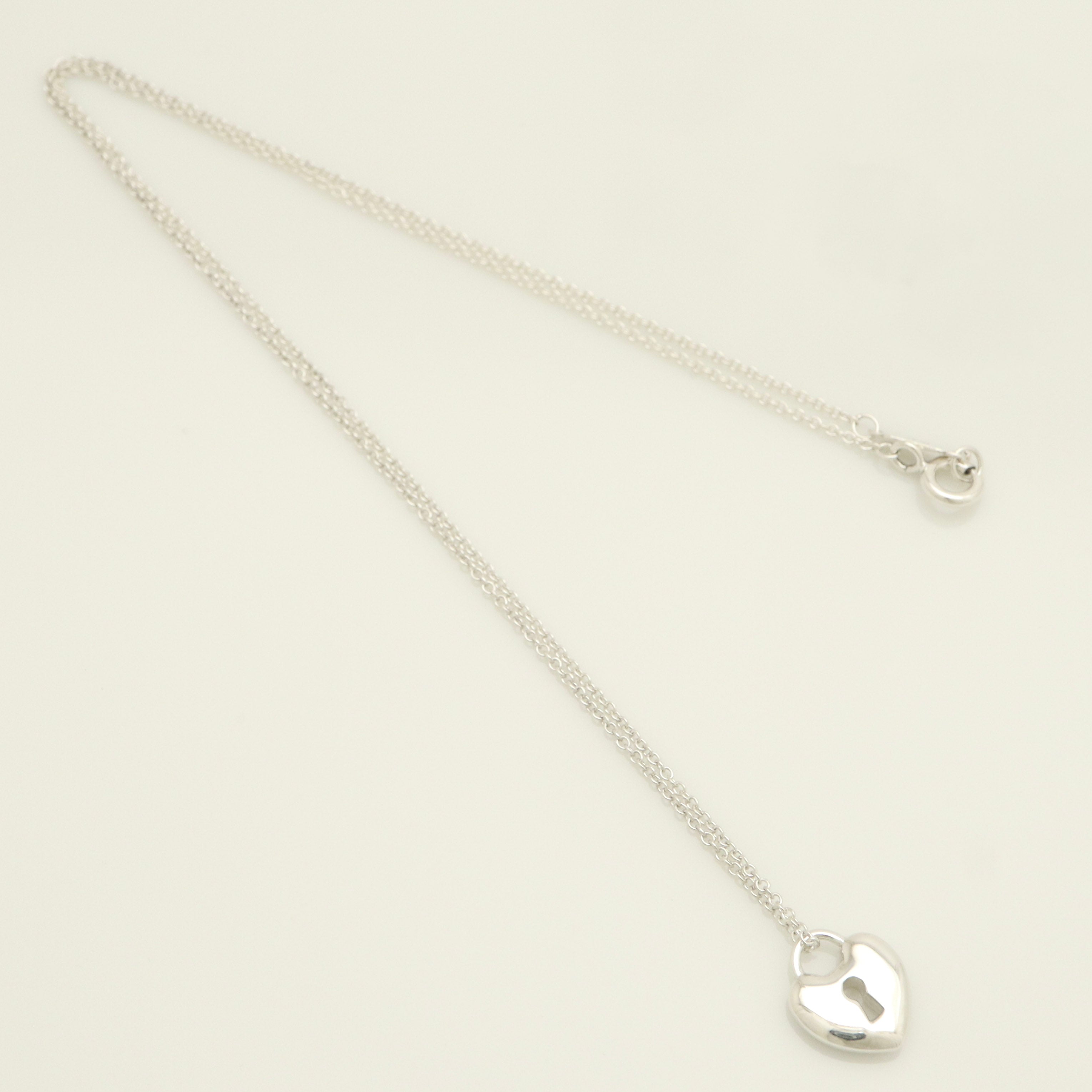 TIFFANY&Co. ハート ロック ネックレス AG925