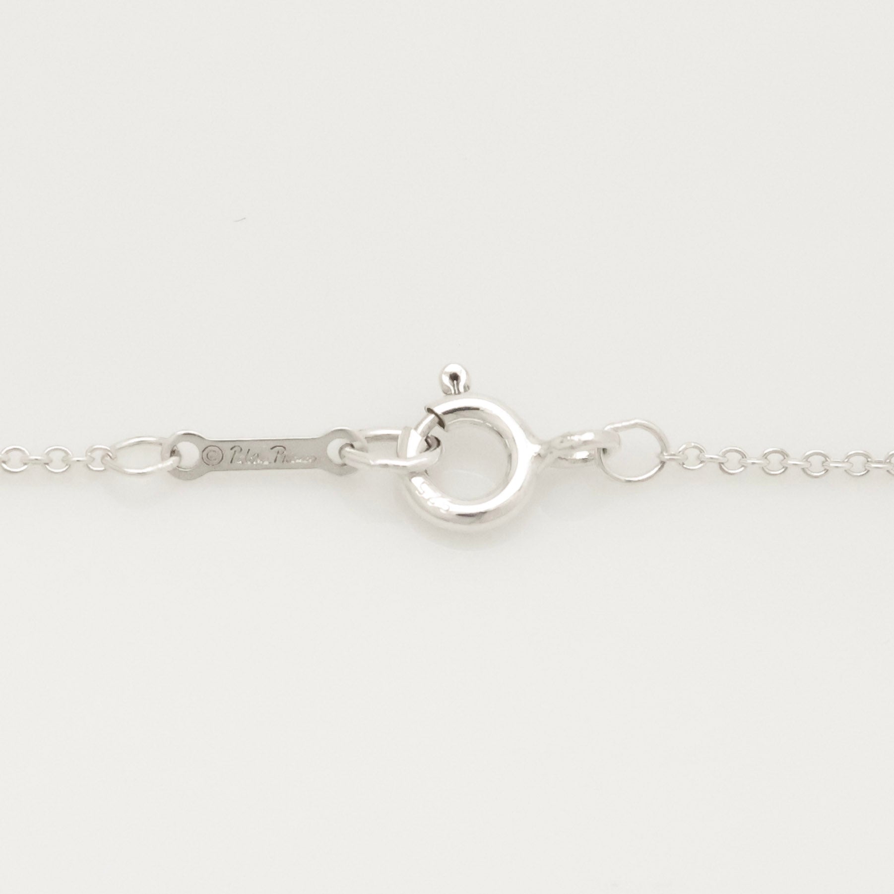 Tiffany & Co. Crown of Heart Diamond Pendant Necklace Sterling Silver 925