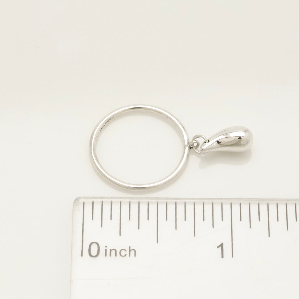 TIFFANY&Co. ティアドロップ エルサペレッティ ドロップ リング 8 号 AG925