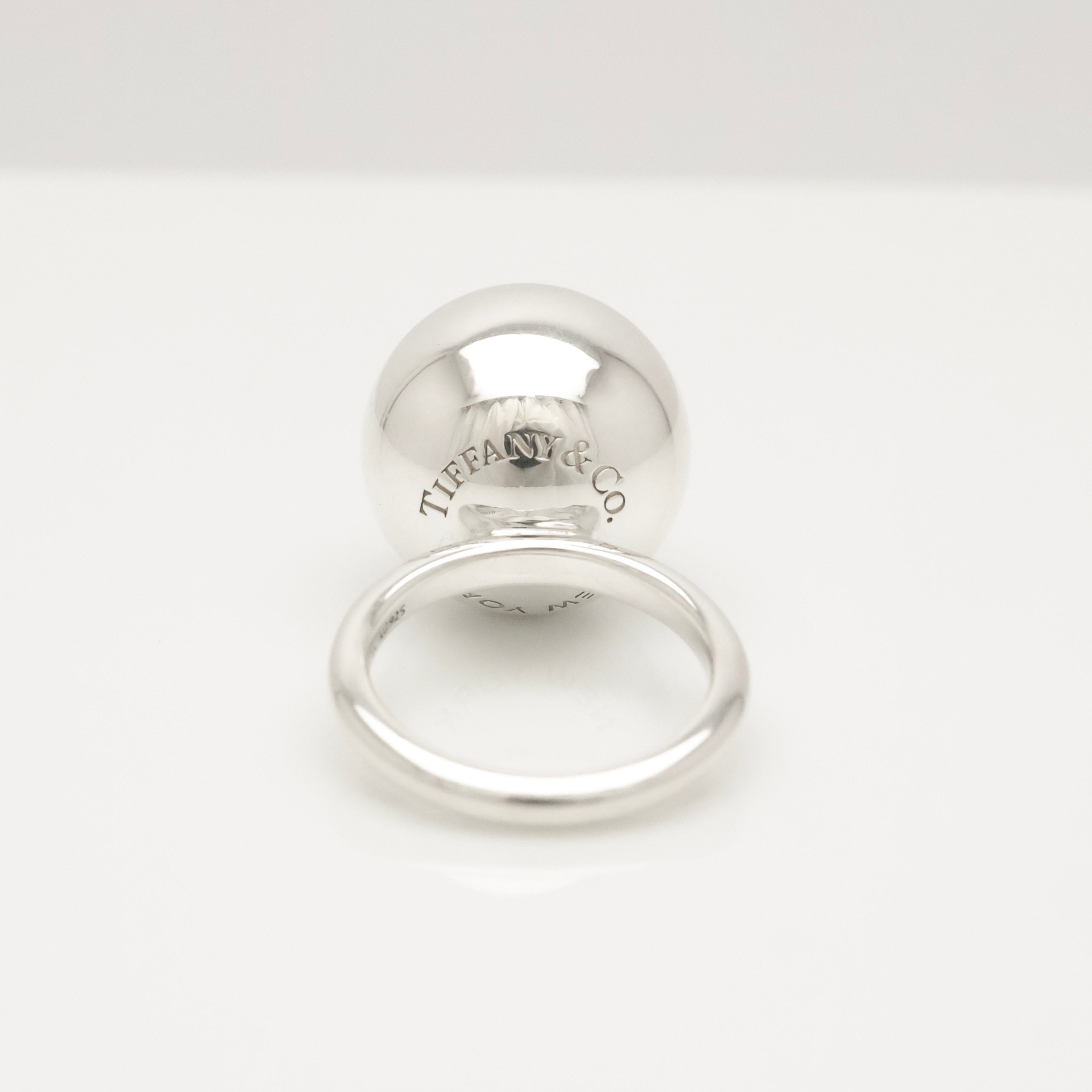 TIFFANY&Co. ハードウェア 15.5mm ボール リング 6 号 AG925