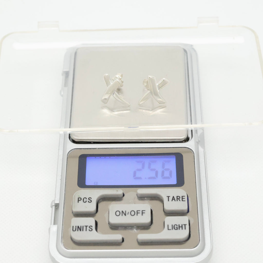 TIFFANY&Co. キス クロス パロマピカソ スタッド ピアス AG925