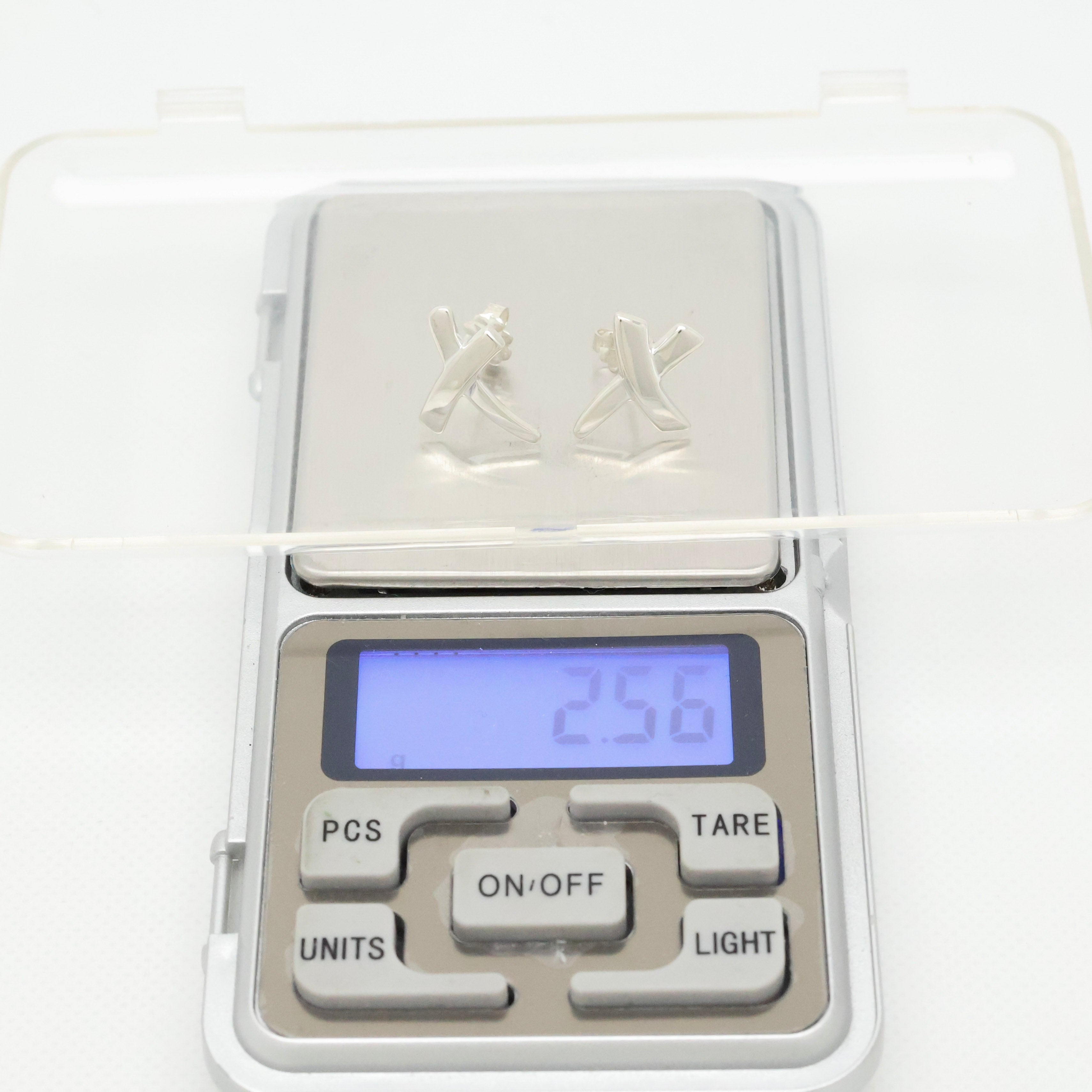 TIFFANY&Co. キス クロス パロマピカソ スタッド ピアス AG925