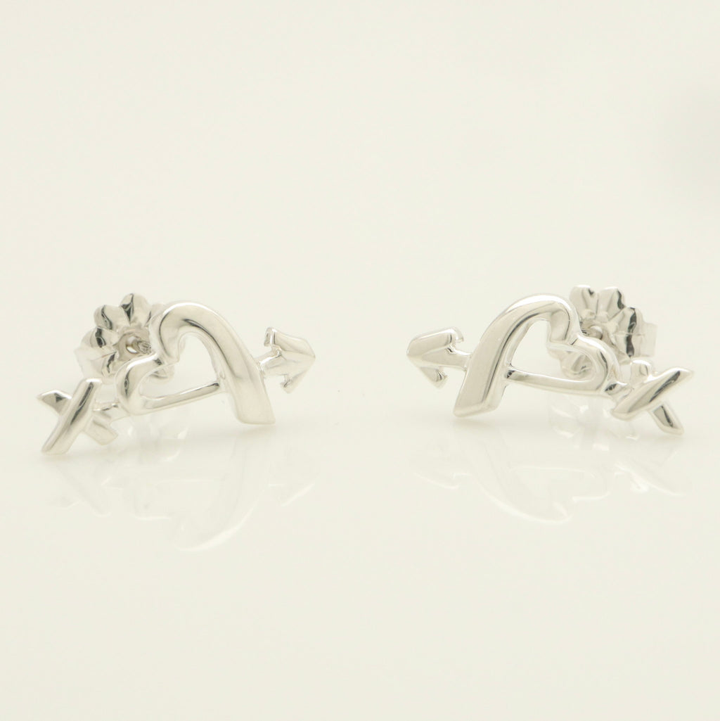 TIFFANY&Co. ラビング ハート アロー パロマピカソ スタッド ピアス AG925