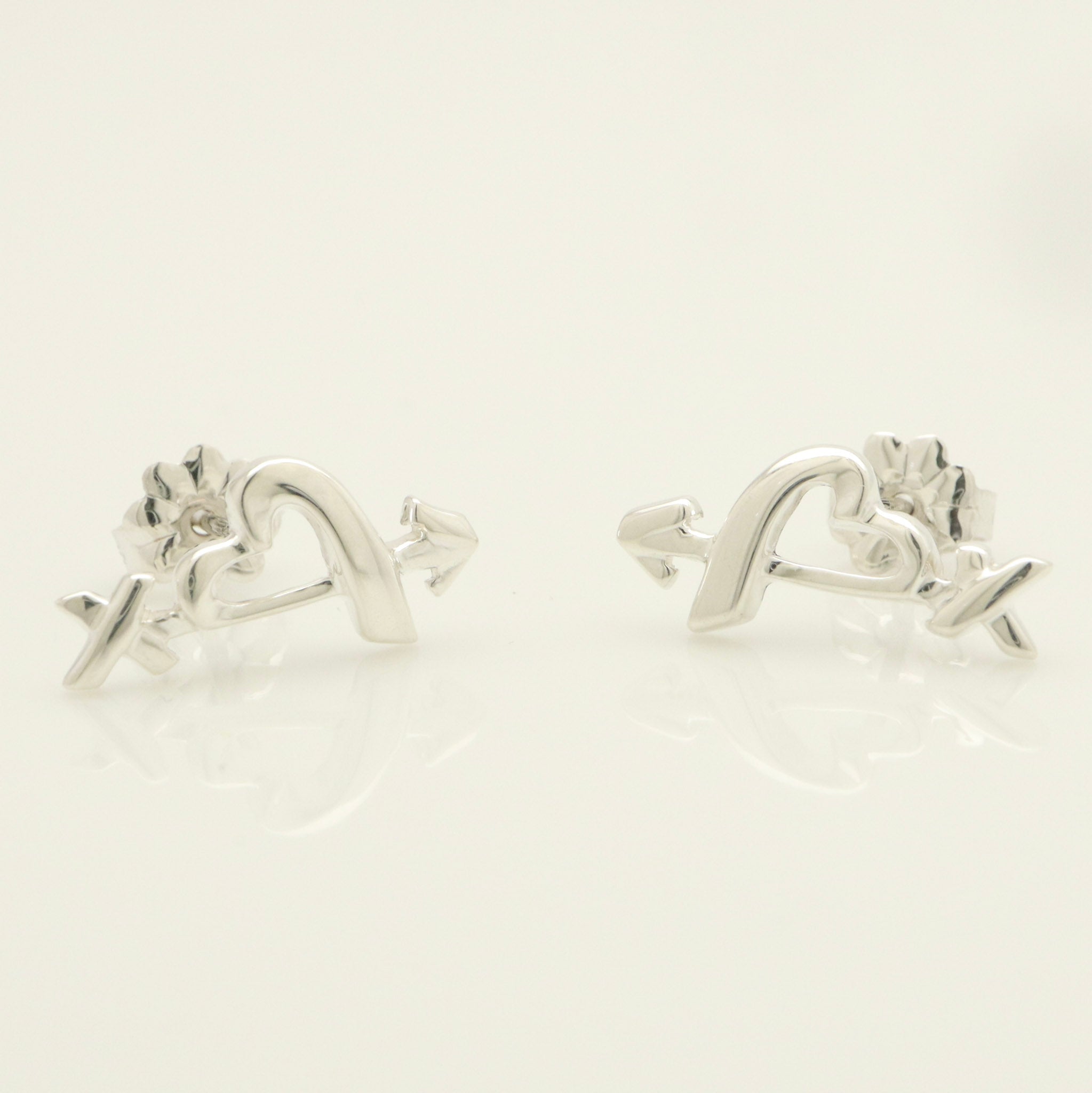TIFFANY&Co. ラビング ハート アロー パロマピカソ スタッド ピアス AG925