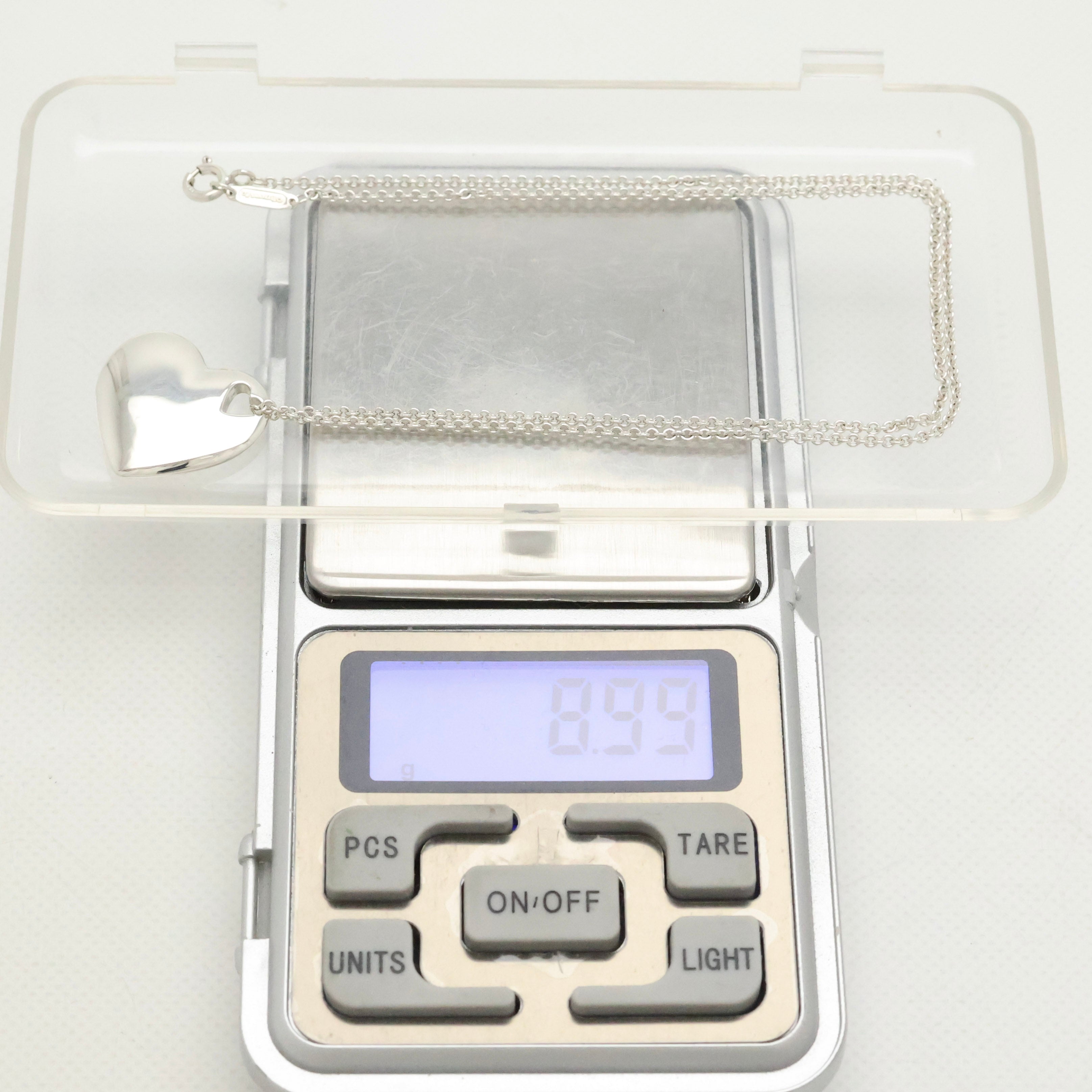 TIFFANY&Co. 2 ハート ステンシル カットアウト ネックレス AG925