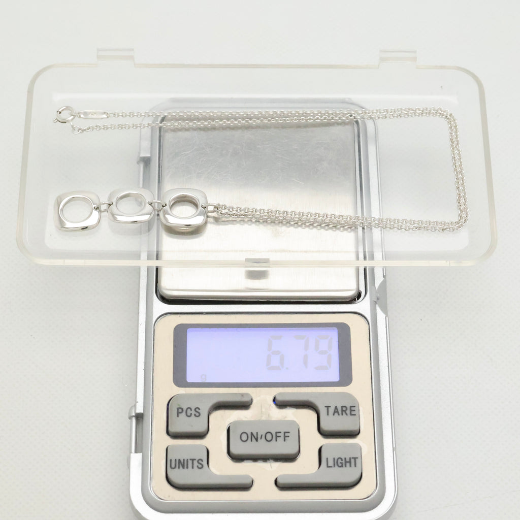 TIFFANY&Co. トリプル クッション スクエア ネックレス AG925