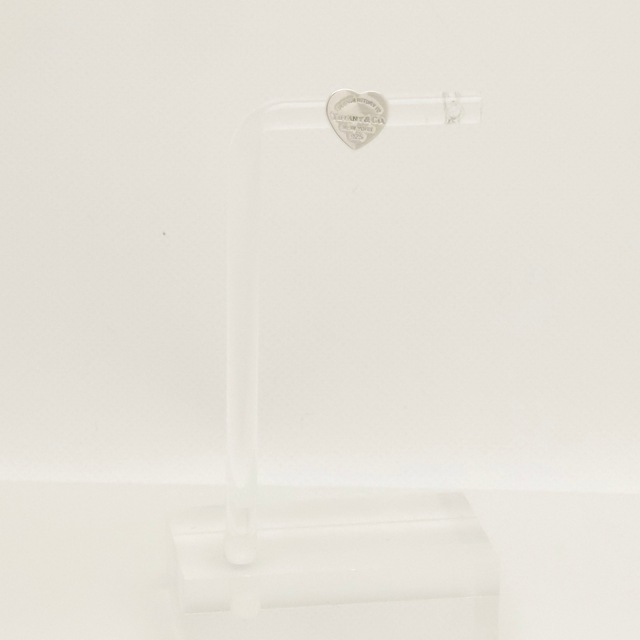 TIFFANY&Co. リターントゥ ティファニー  シングル ハート タグ スタッド ピアス AG925
